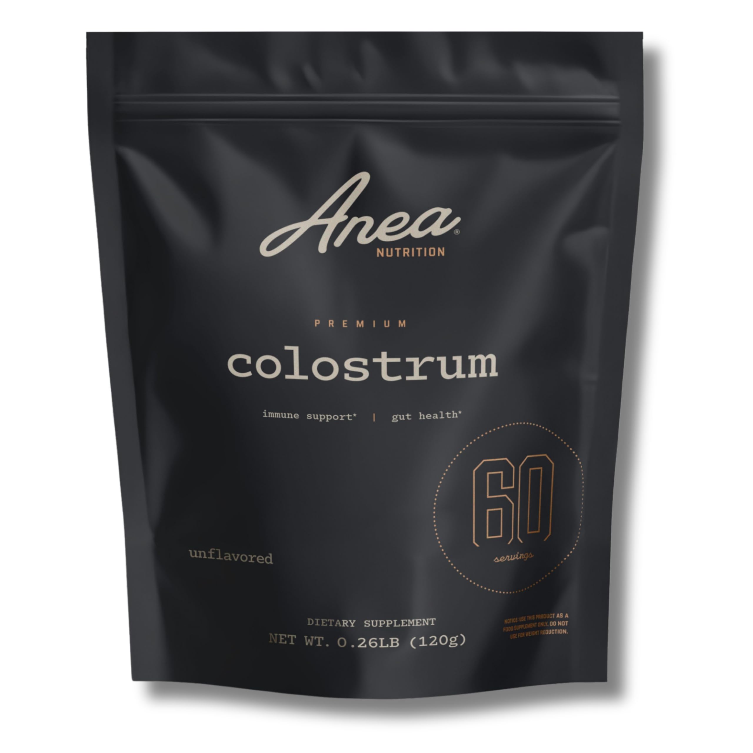 Anea Colostrum - Unflavored | Rich in Immunoglobulins & Lactoferrin | Supports Gut Health, Immunity & Recovery | Calf-First Promise | Made in USA | Made in GMP Facility Anea Nutrition uk supplements