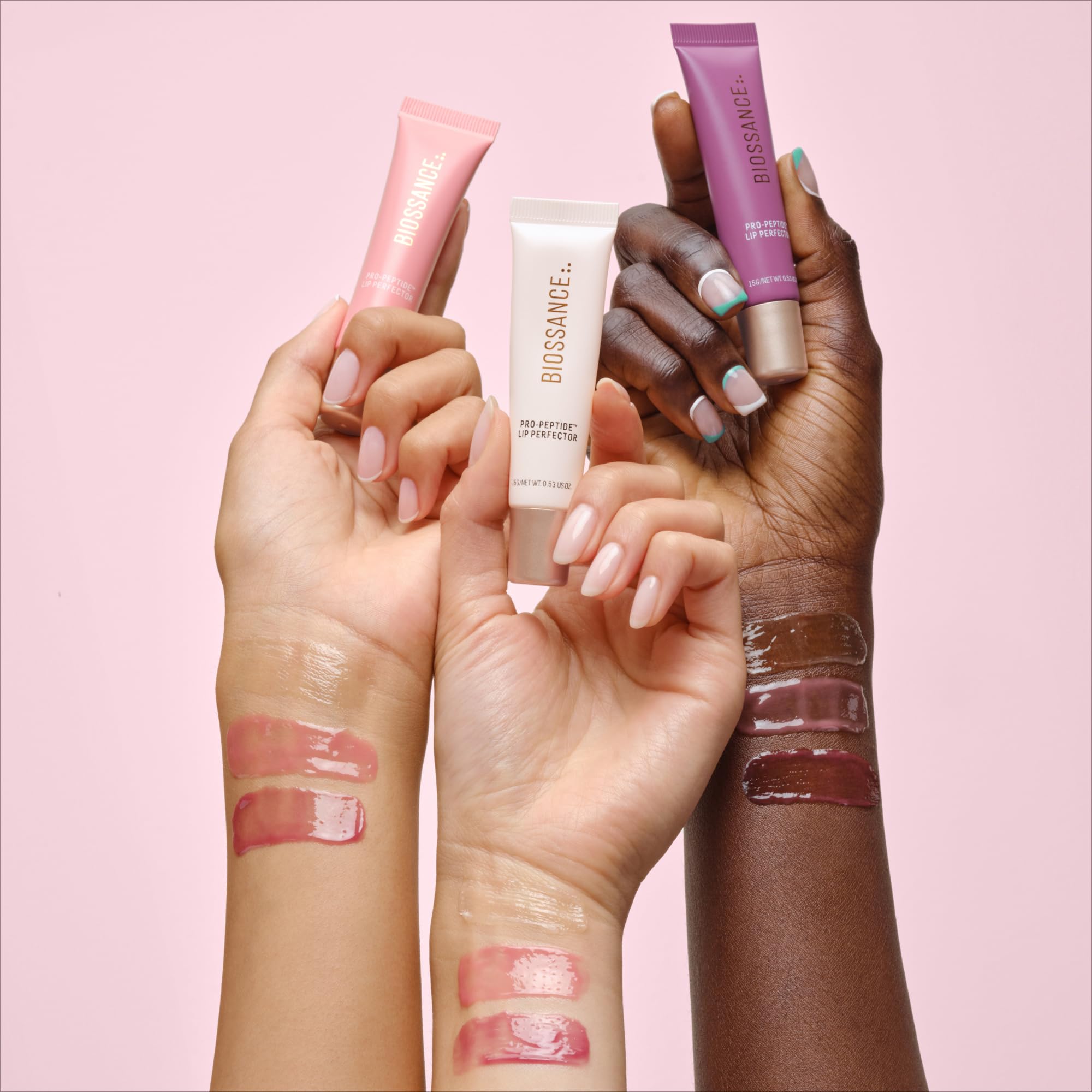 Biossance Pro-Peptide Lip Perfector – Triple-Treat Vegan Lip Balm – Deeply Hydrating with Pro-Peptides & Hyaluronic Acid – Enhances Natural Lip Color – Silky, Glossy Finish in Blush Quartz, Pink BIOSSANCE uk supplements