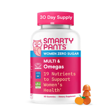 SmartyPants Zero Sugar Women’s Multivitamin Gummies: Biotin, Methylfolate, Omega 3 (ALA), Vitamin D3, C, Vitamin B12, B6, A, K, Zinc, Inositol SmartyPants uk supplements