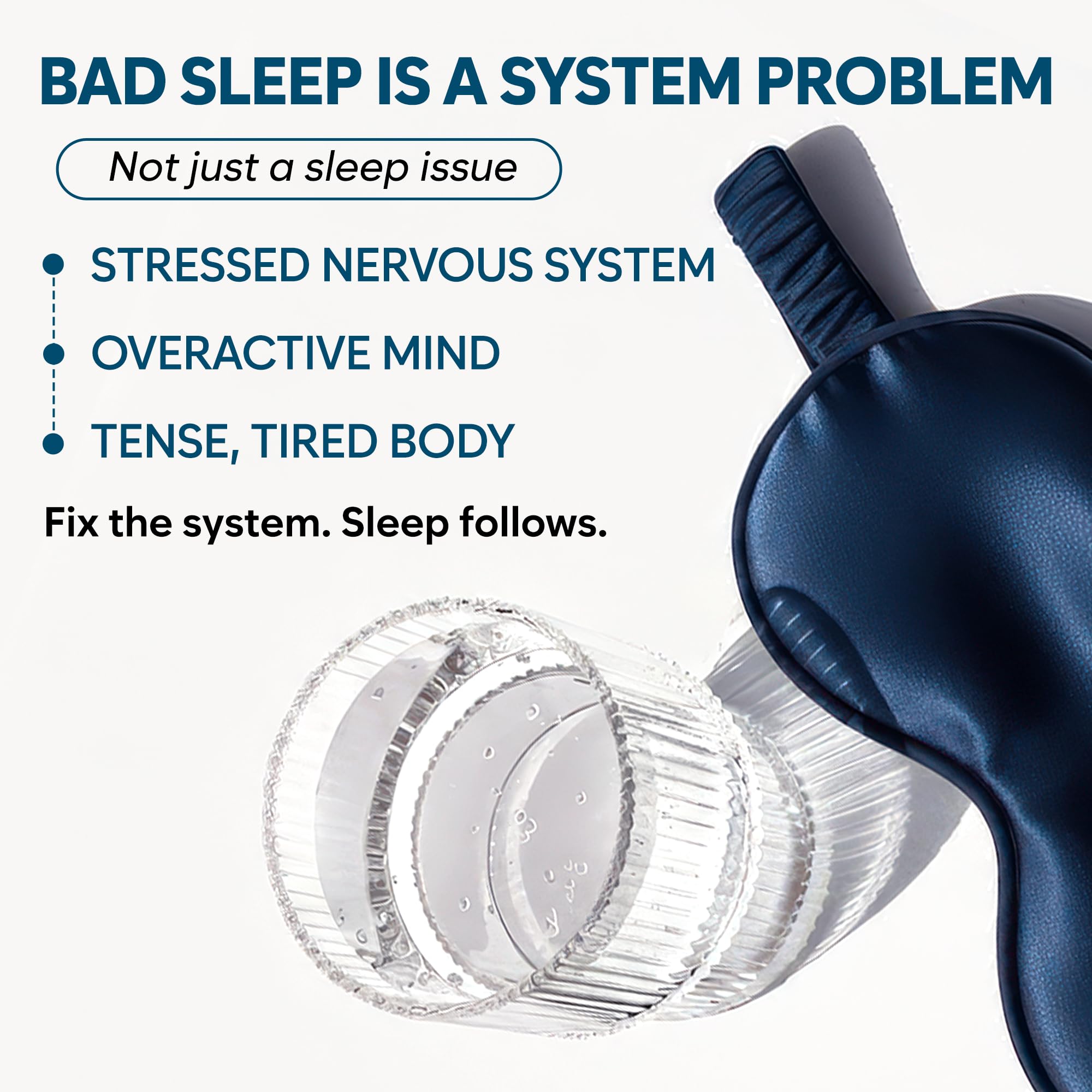 Natural Chelated Magnesium Glycinate Sleep Aid - Melatonin-Free Sleep & Stress Relief with KSM-66 Ashwagandha, GABA, L-Theanine & Chamomile for Muscle Relaxation - Made in USA - 90 Capsules Facime uk supplements
