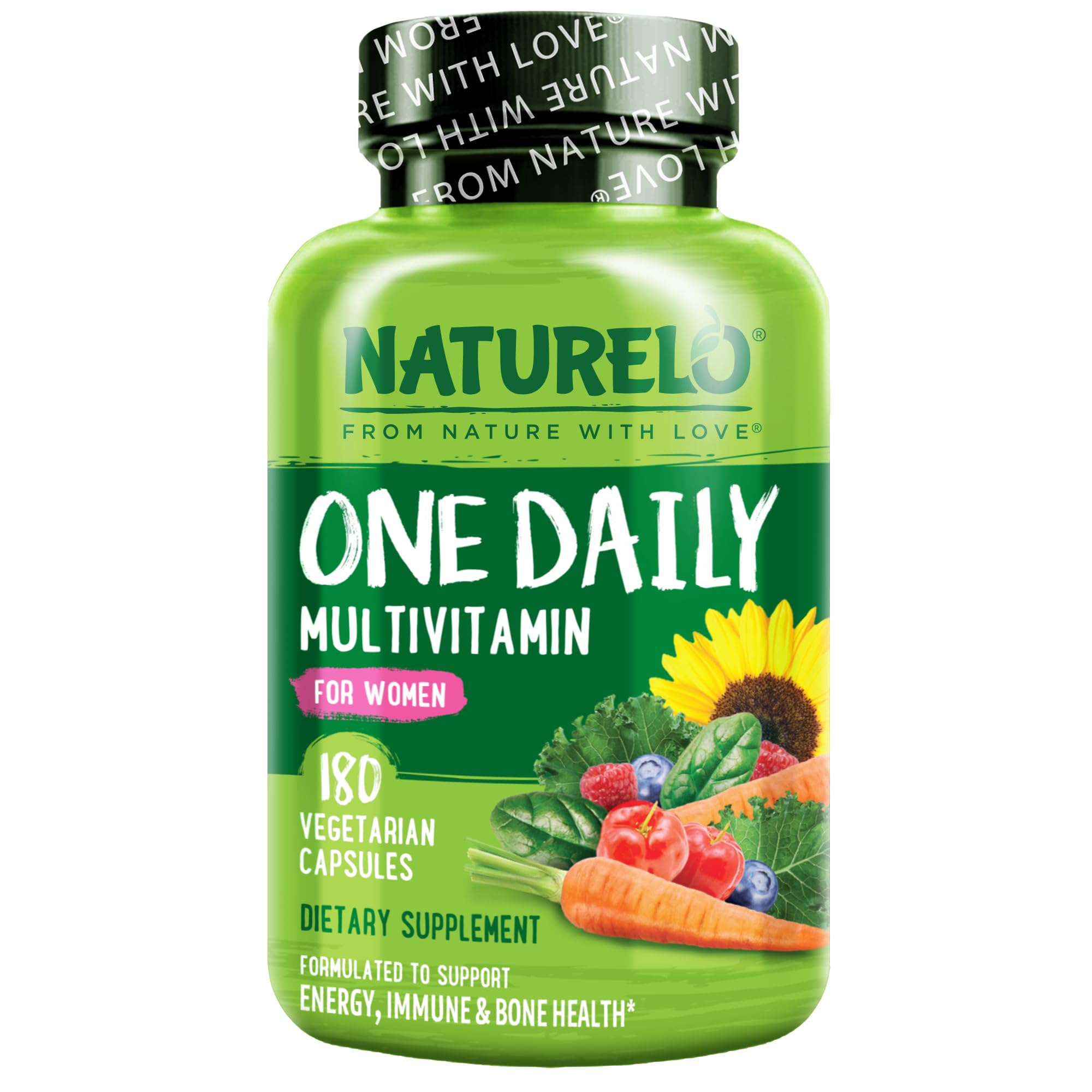 NATURELO One Daily Multivitamin for Women - Energy Support - Whole Food Supplement NATURELO uk supplements