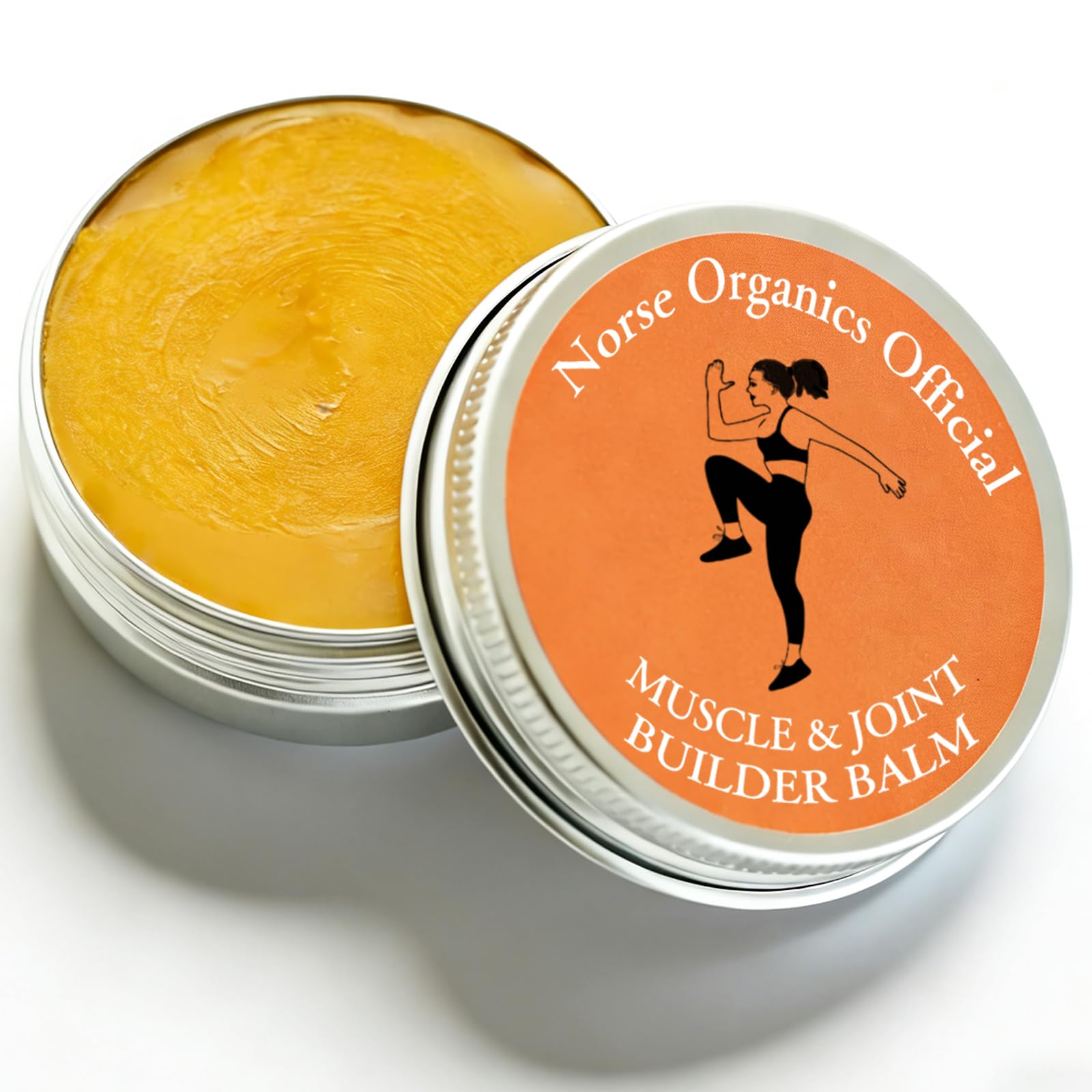 Norse Organics Official Muscle and Joint Balm, Muscle and Joint Builder Balm | Comfrey Oil, Beeswax, Arnica Oil, Jojoba Oil, Sea Buckthorn Extract, for Knee/Elbow/Shoulder/Back/Neck (1 PCS) Norse Organics Official uk supplements