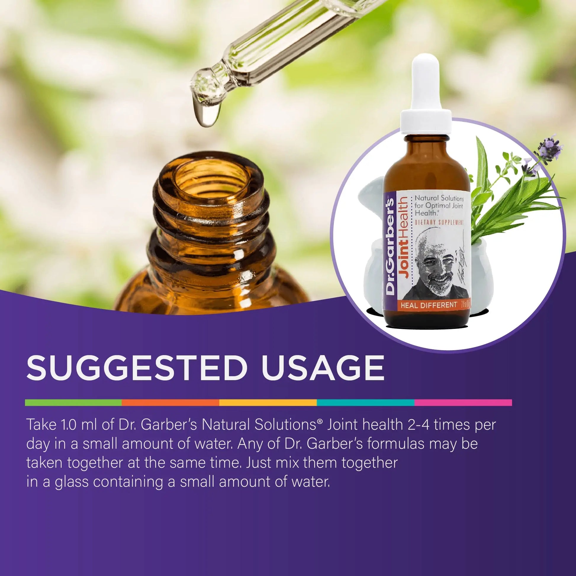 Dr. Garber's Natural Solutions Joint Health Oral Drops - Gemmotherapy Liquid Supplement for Healthy Joint Support & Function, Joint Repair, and Improved Mobility & Flexibility - 60ml DR.GARBER'S uk supplements