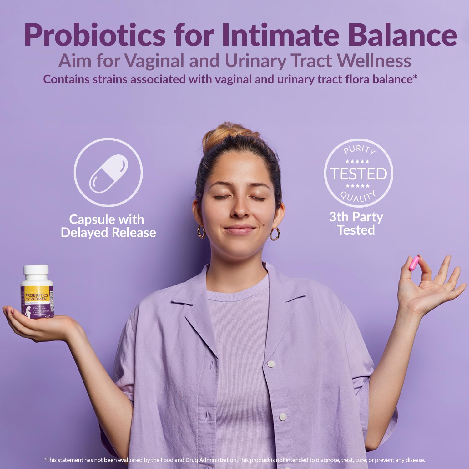 Complete Vaginal Probiotics for Women - w/Added Cranberry, D-mannose to Promote Intimate Rose uk supplements