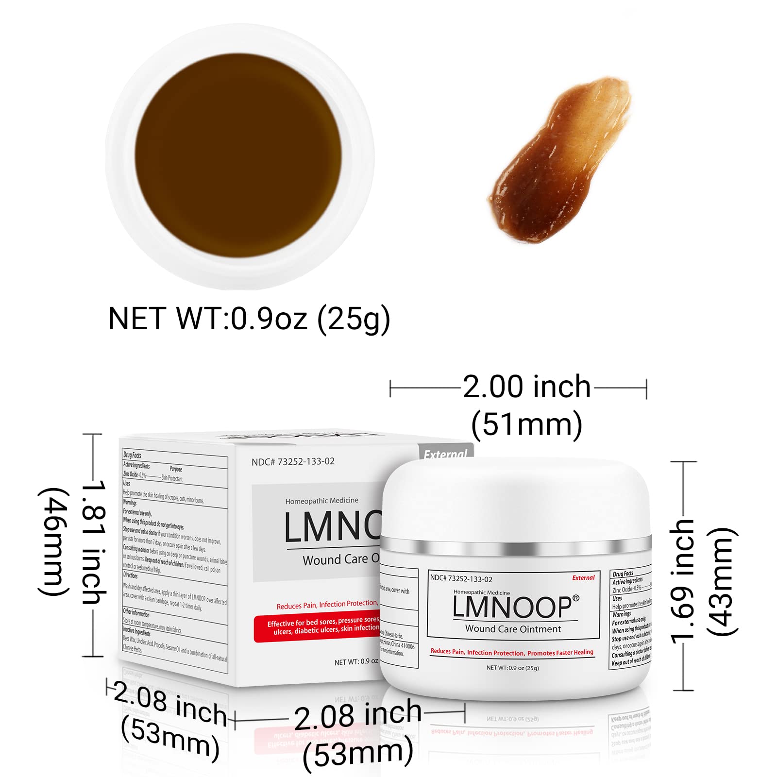 LMNOOP® Bed Sore Cream, Maximum Strength Wound Care Ointment for Infection Protection & Skin Repair LMNOOP uk supplements
