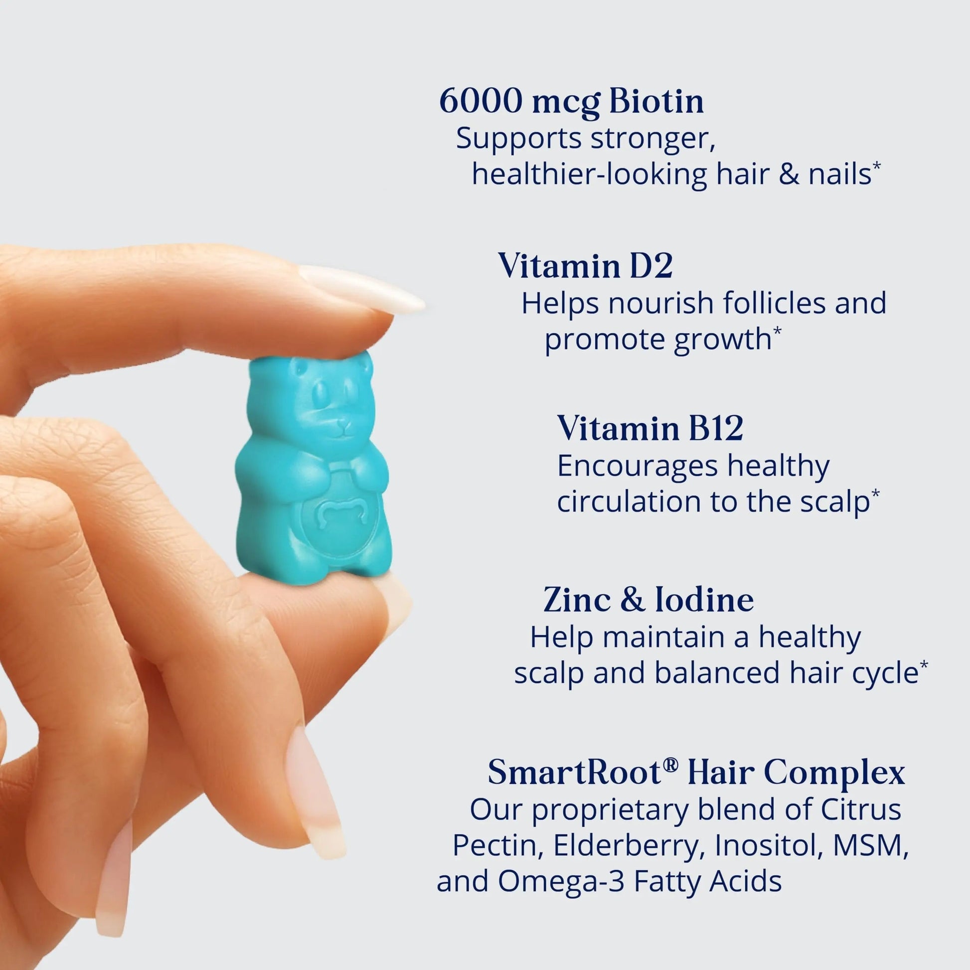 SugarBearPro Hair Vitamin Gummy 3 Month Supply Extra Strength Biotin 6000mcg, Growth for Men & Women, Vegan Vitamin B12 SugarBearHair uk supplements