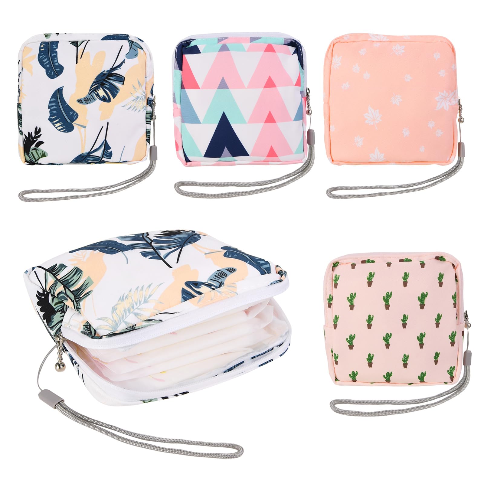 4Pcs Sanitary Napkin Storage Bag, Small Menstrual Period Bag Period Pouch Waterproof Abeillo uk supplements