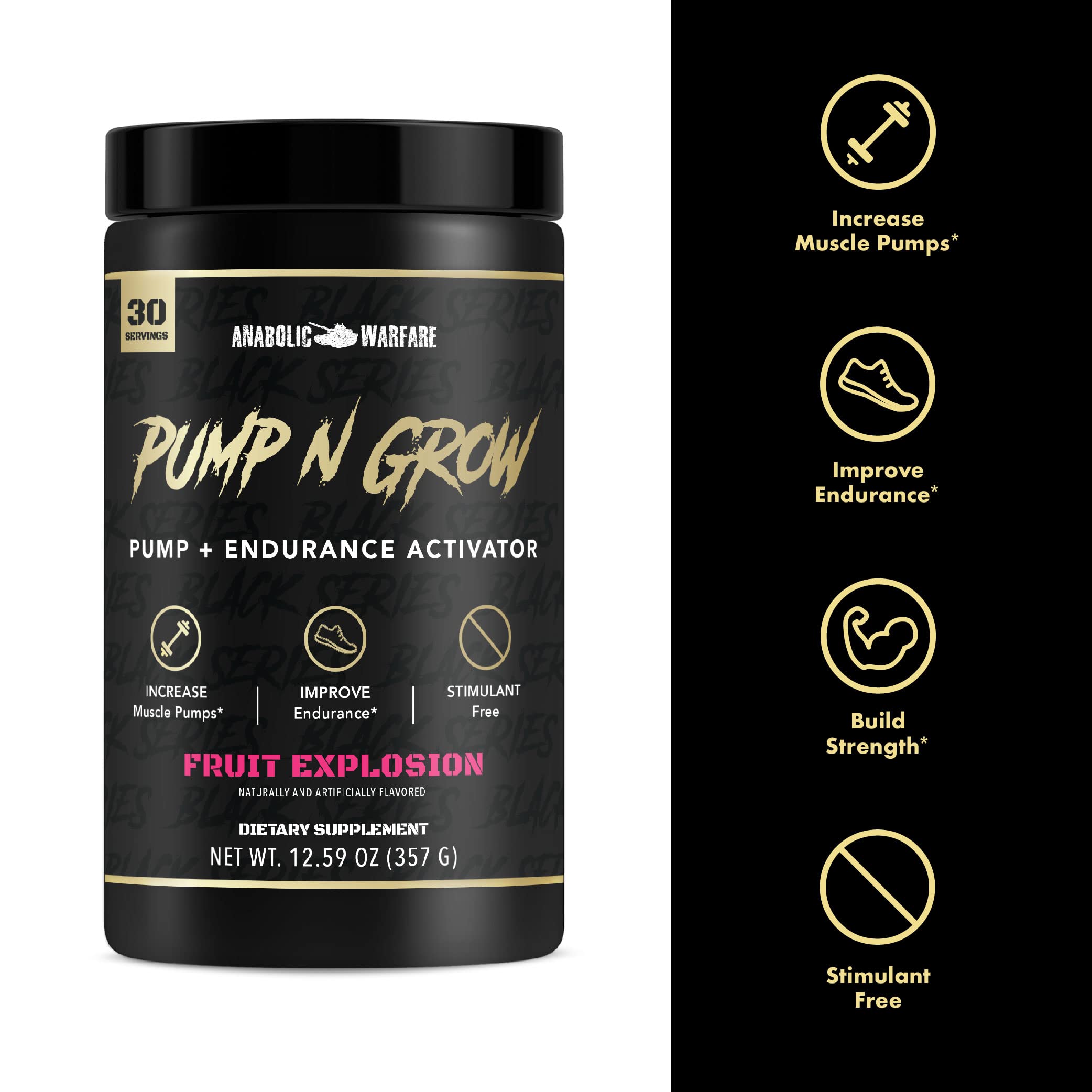 Anabolic Warfare Pump-N-Grow Muscle Pump Supplement Caffeine Free Pre Workout Anabolic Warfare uk supplements