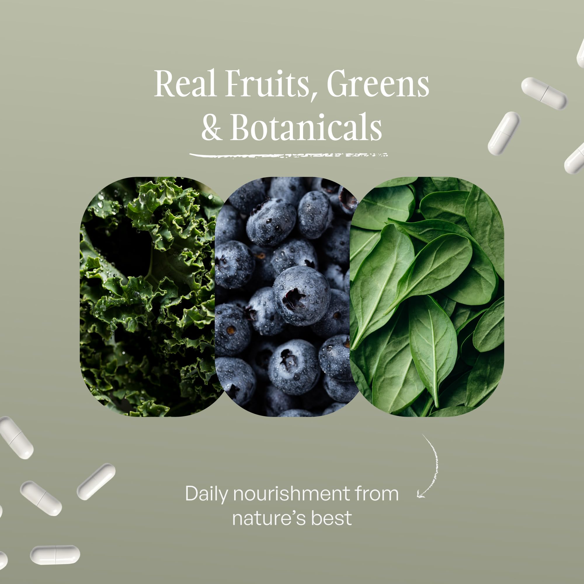 SUBSTANCE. - Nature's Sustenance Daily Greens, Daily Fruit and Veggies Supplement - Enhance Energy, Mental Clarity - Fruits and Vegetables Supplements - US Made, Vegan-Friendly - 30 Servings. SUBSTANCE. uk supplements
