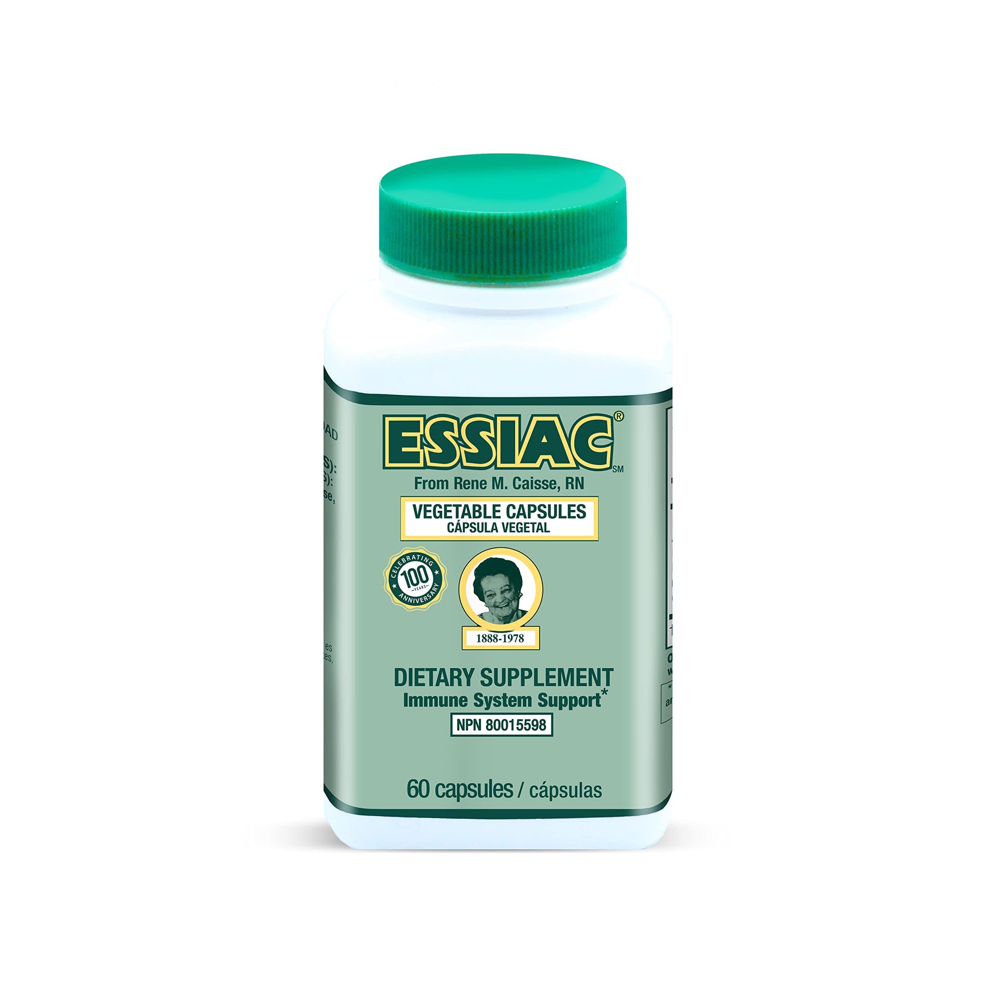 ESSIAC Tea All-Natural Herbal Extract Capsules – 60 Capsules | Powerful Antioxidant Blend to Help Promote Overall Health & Well-Being | Original Formula Since 1922 Essiac uk supplements