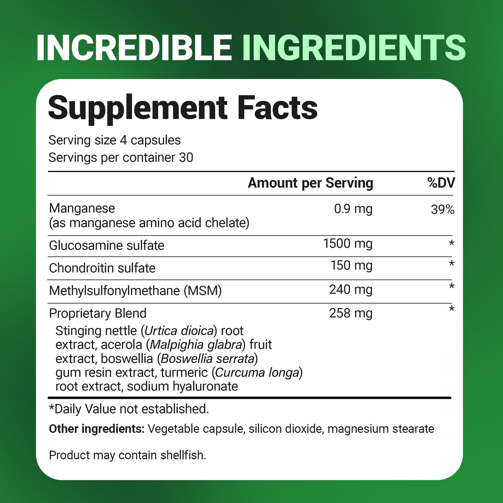 Dr. Berg Glucosamine Chondroitin MSM Turmeric & Boswellia - Advanced Joint Support Supplement with 1500 mg Glucosamine Sulfate - Includes 120 Capsules Dr. Berg Nutritionals uk supplements