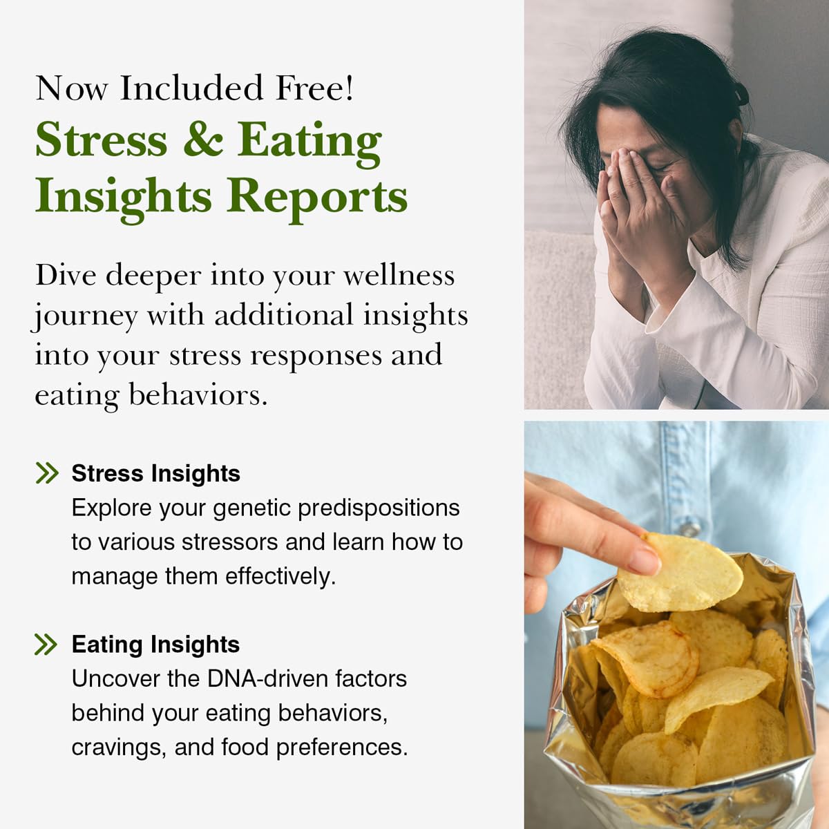 GenoPalate Nutrition DNA Test Kit | 100+ Optimal Foods & Tailored Diet | Genetic Health Report & Personalized Wellness | Macro & Micronutrient Recommendations | Stress & Eating Insights GenoPalate uk supplements