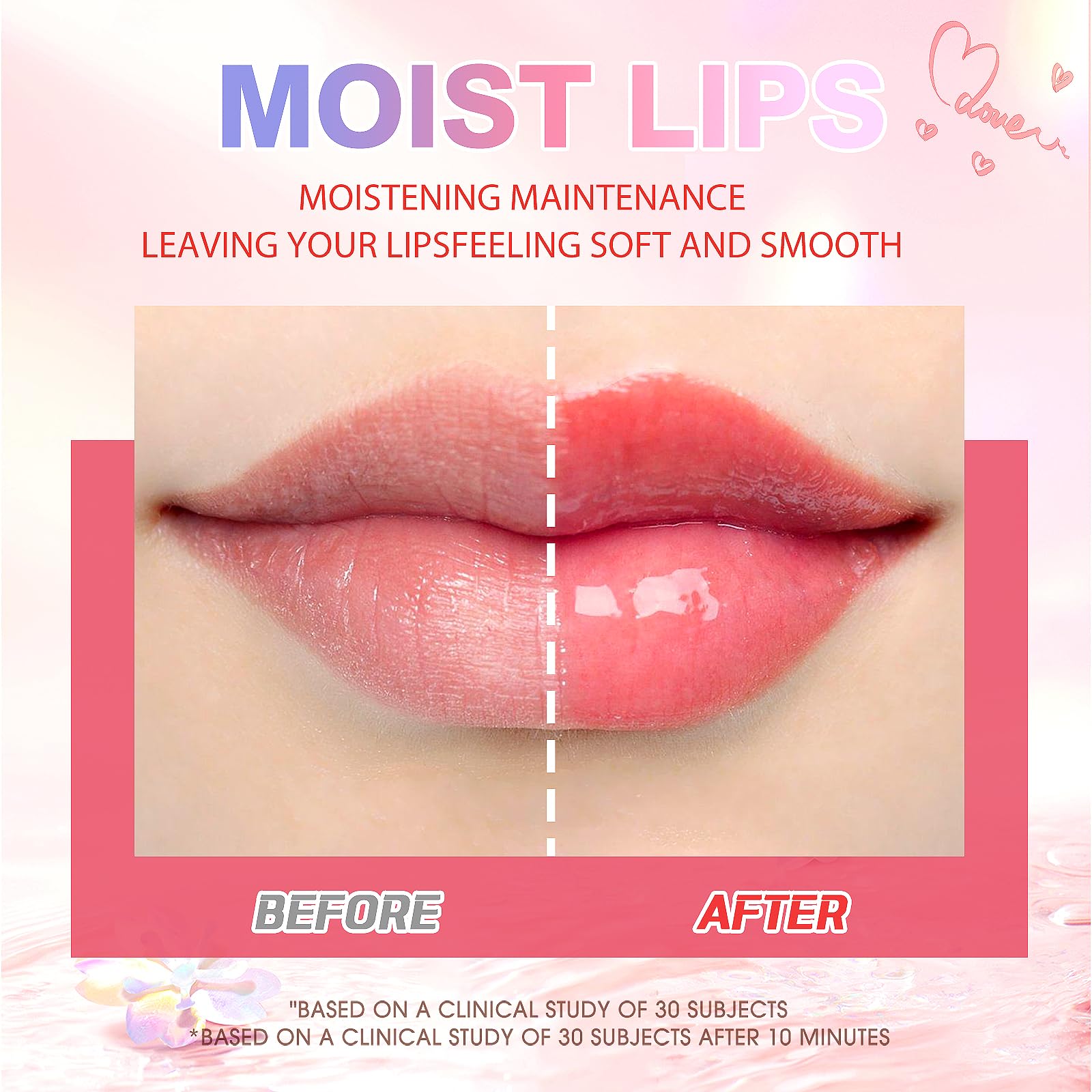LANGMANNI Moisturizing Lip Oil,No-Sticky Lip Gloss Lip Balm Lip Care,Fruit Flavoured Lip Oil For Dry Lip's Moisturizing Hydrating And Nourishing ((Strawberry)) LANGMANNI uk supplements