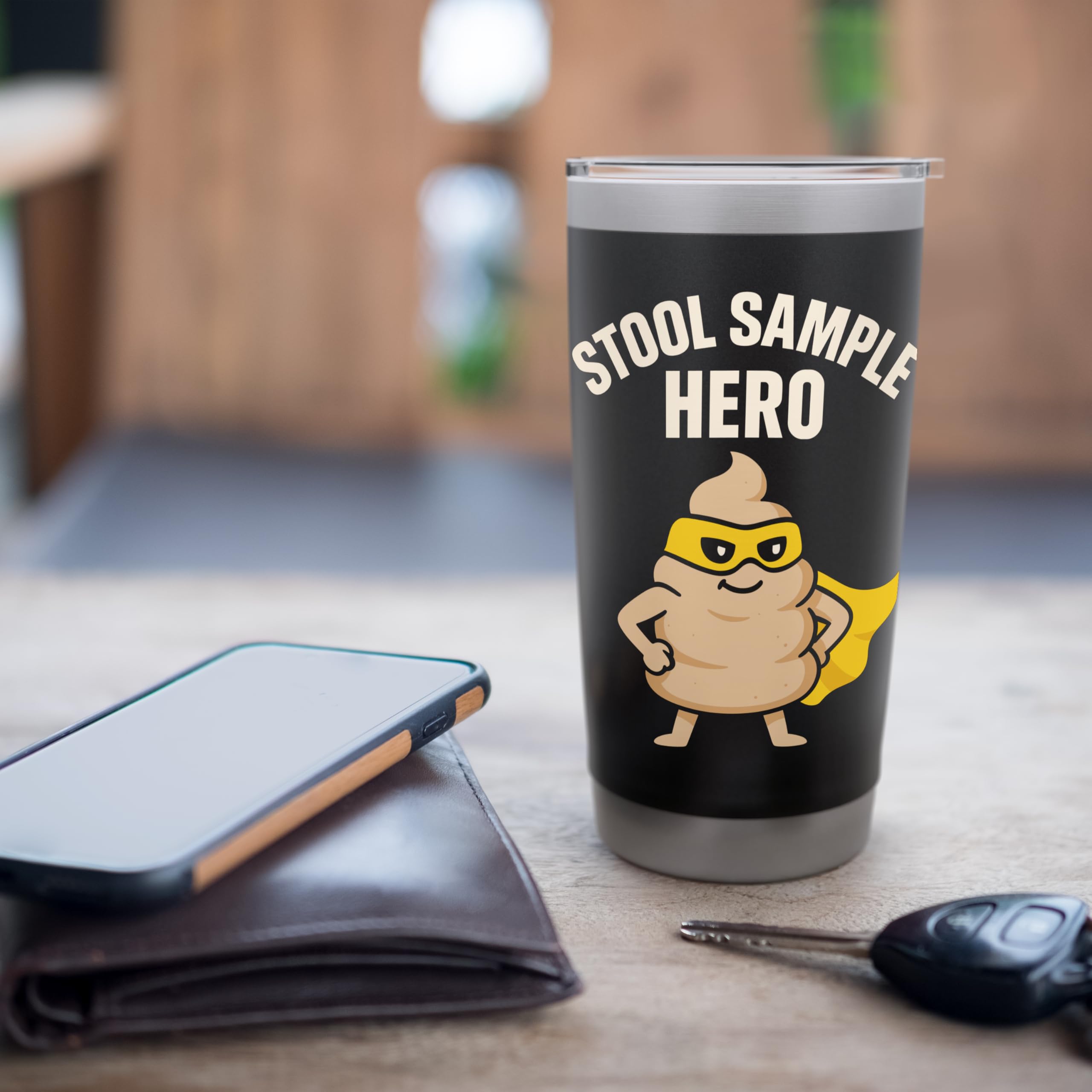 Microbiome Tester Gut Health Stool Sample Science Lab Poop Stainless Steel Insulated Tumbler Viome Technician Clinical Lab Tech Probiotic Nerd uk supplements