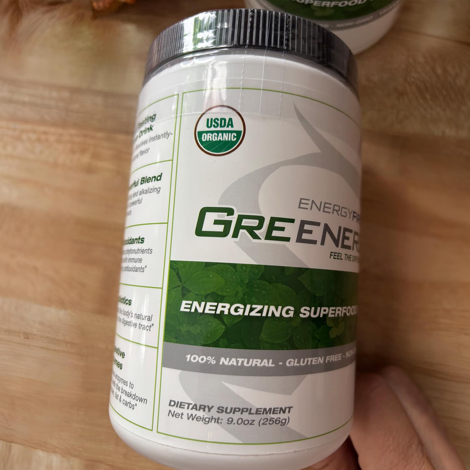 EnergyFirst Energize and Detoxify Greenergy Organic Superfood Powder - Vegan, Gluten-Free, Sugar-Free, Non-GMO - 30 Servings for Daily Energy & Immunity Boost! EnergyFirst uk supplements