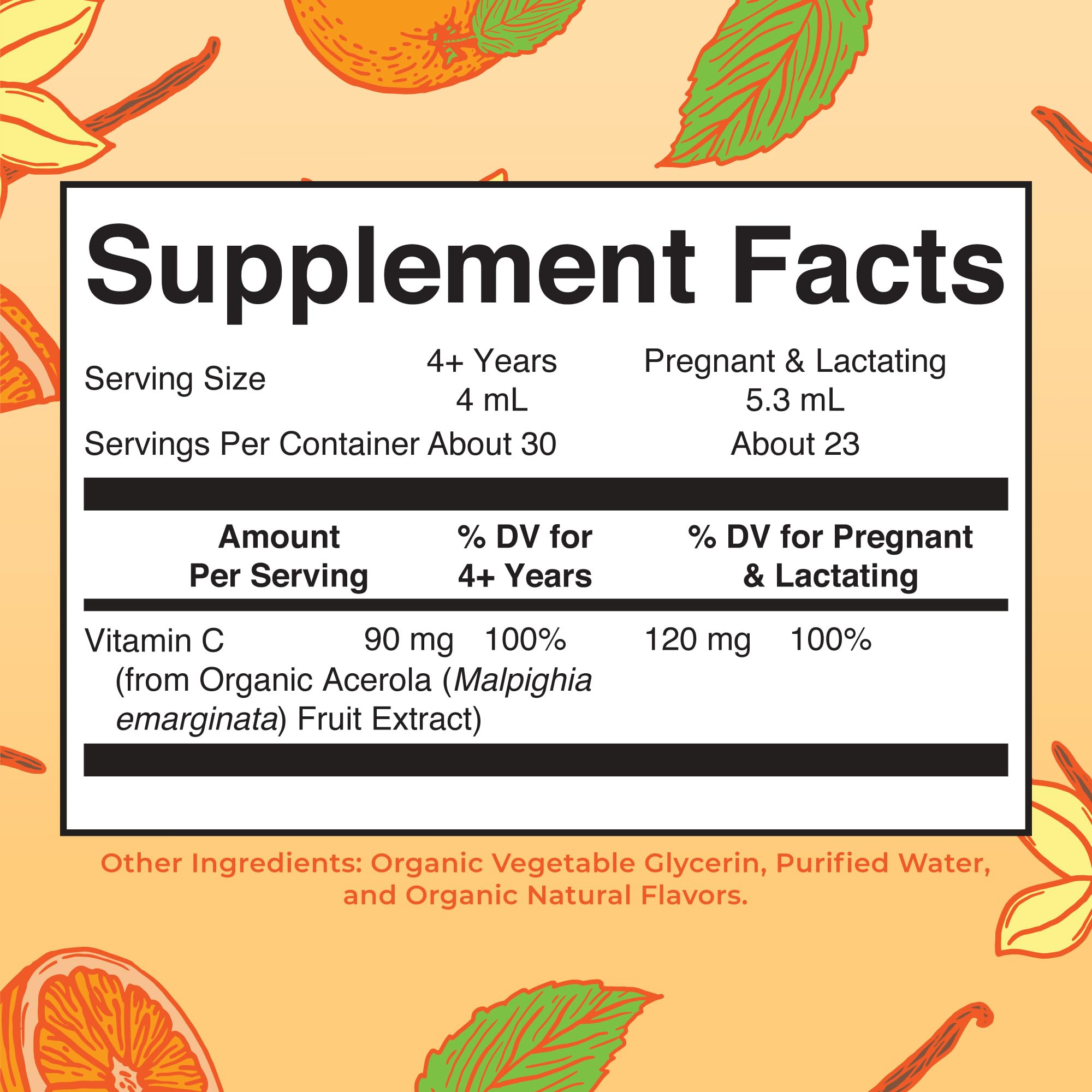 MaryRuth Organics Organic Vitamin C Supplement | Liquid Vitamin C Liquid Drops for Adults & Kids | Immune Support Supplement for Overall Health | Vegan | Non-GMO | Gluten Free | 4 Fl Oz MARYRUTH'S uk supplements