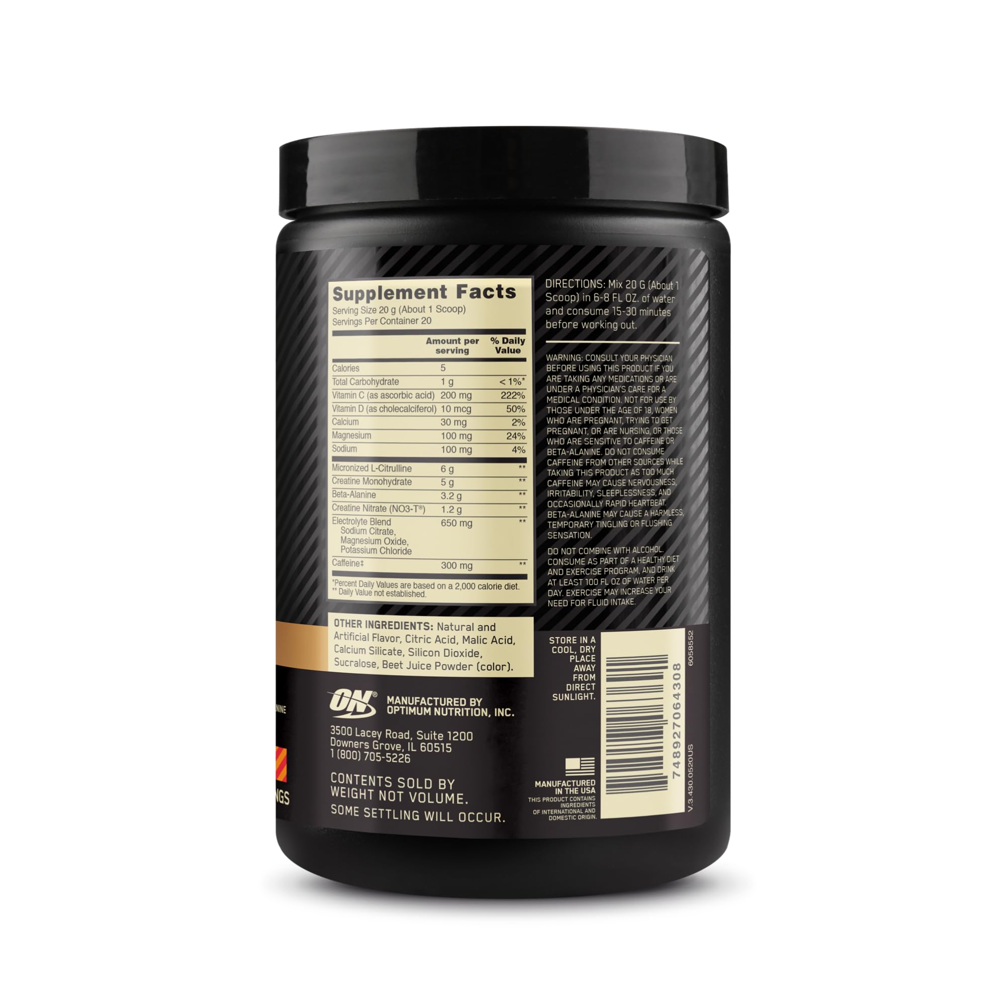 Optimum Nutrition Gold Standard Pre Workout Advanced, with Creatine, Beta-Alanine Optimum Nutrition uk supplements