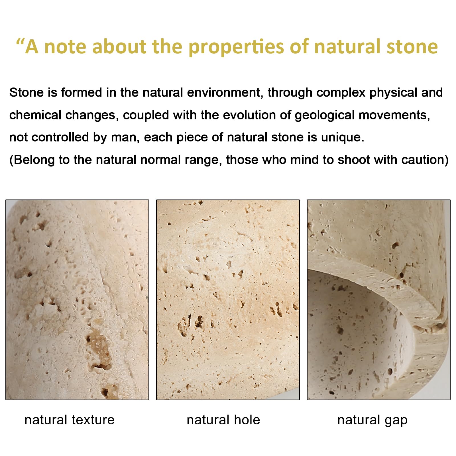 Nordic Pendant Light Natural Yellow Travertine Lamp Simple Wabi Sabi Lamp Suitable for Restaurant Bedside Kitchen Island Cafe Wood Pendant Light (Walnut Color) Generic uk supplements