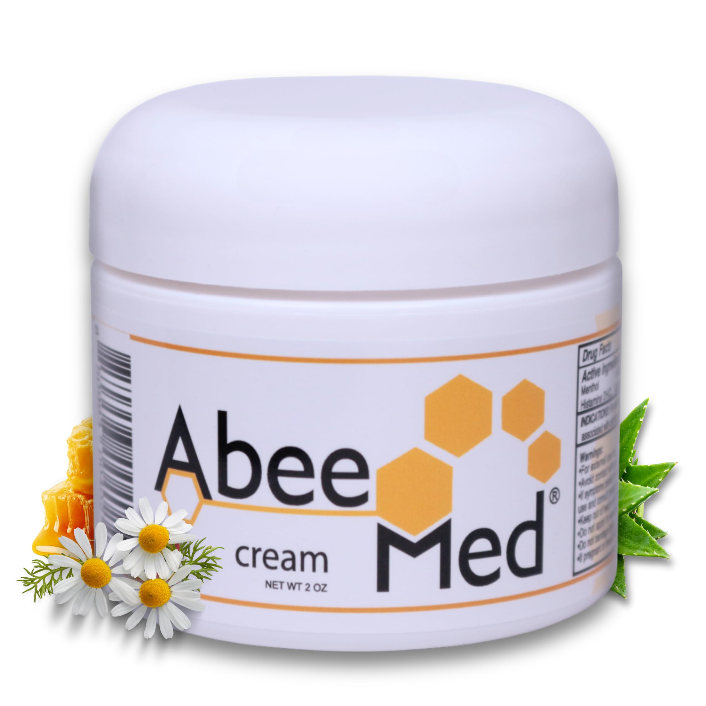 ABEE MED Extra Strength Joint & Muscle Relief Cream – Menthol Cooling & Warming Formula with Bee Pollen, Aloe & Chamomile – Fast-Absorbing Comfort Cream for Back, Knees & Muscles – 2 oz ABEE MED uk supplements