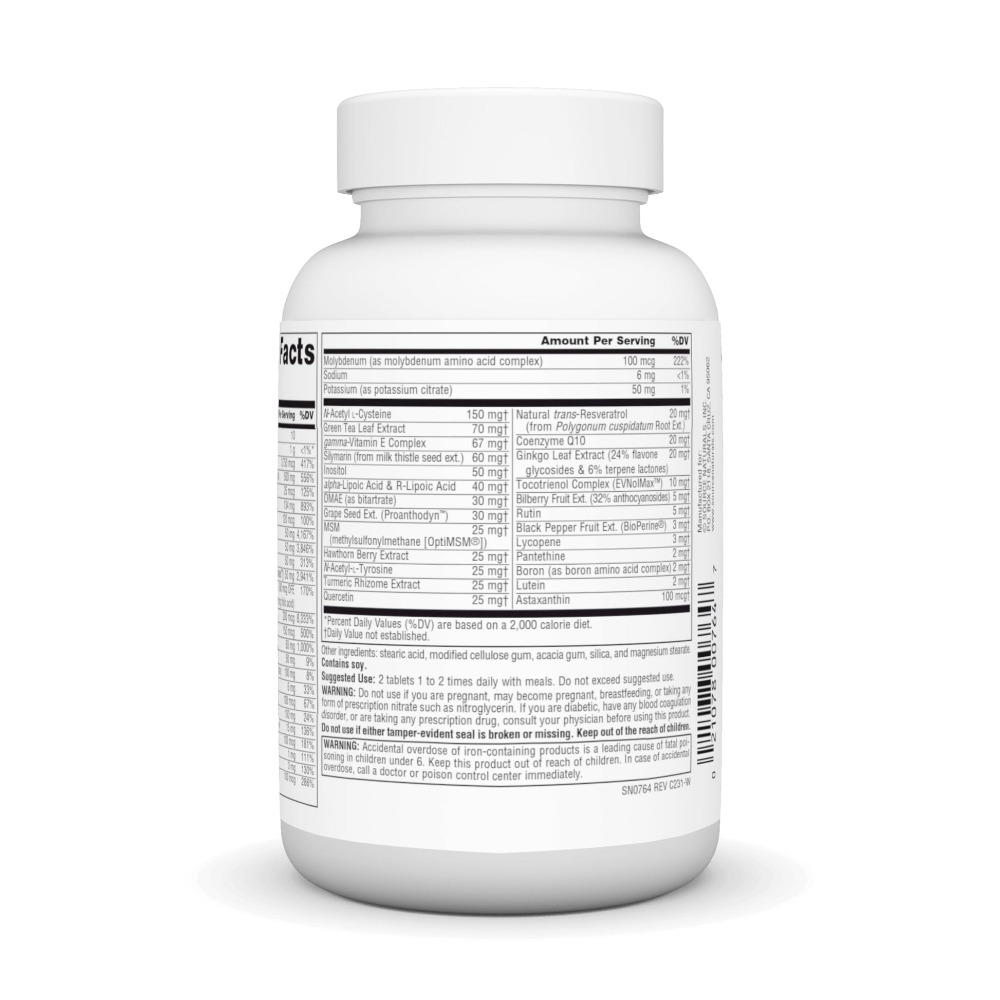 Source Naturals Life Force Multiple Daily Multivitamin High Potency Essential Vitamins, Minerals, Antioxidants & Nutrients - Energy & Immune Boost - 30 Tablets Source Naturals uk supplements