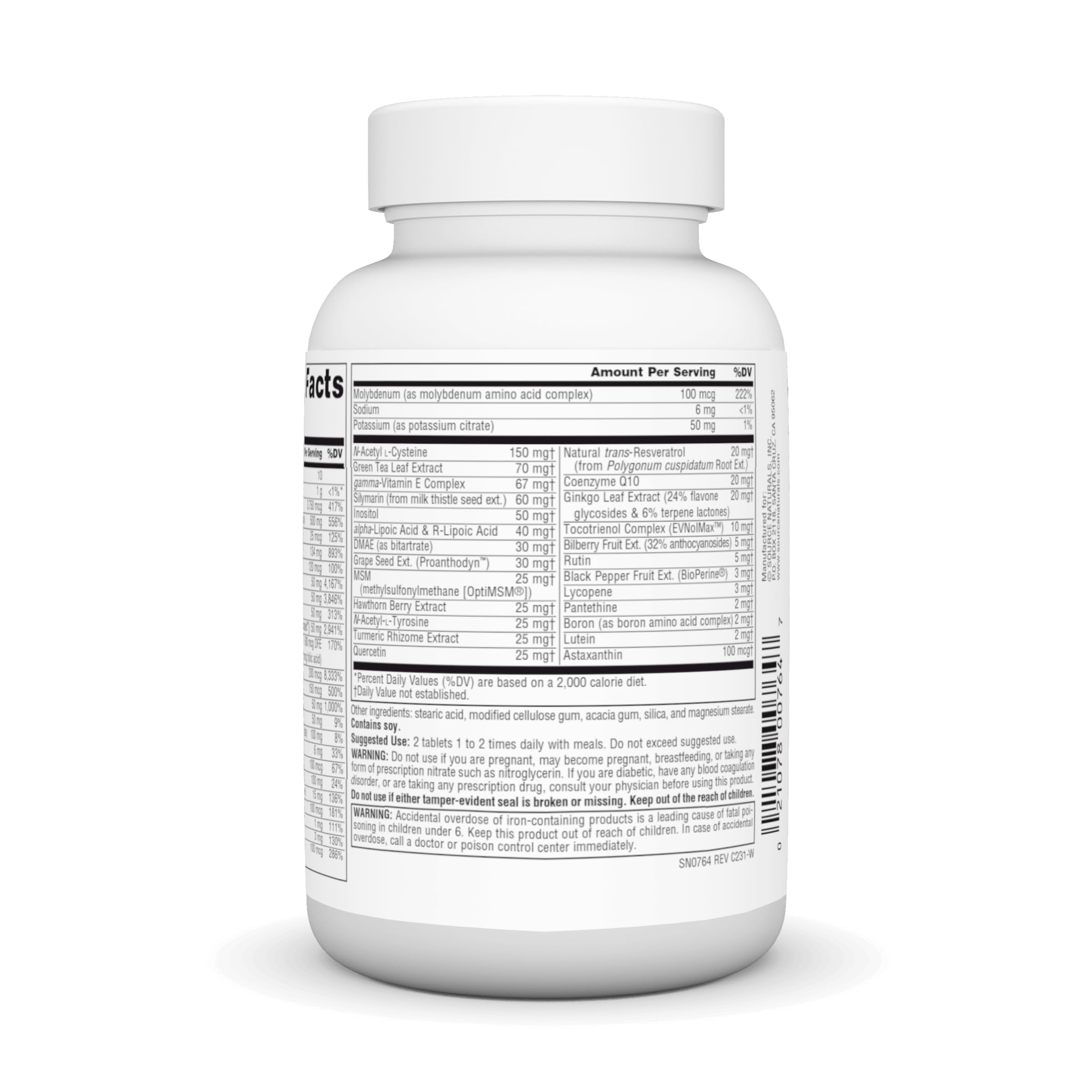 Source Naturals Life Force Multiple Daily Multivitamin High Potency Essential Vitamins, Minerals, Antioxidants & Nutrients - Energy & Immune Boost - 30 Tablets Source Naturals uk supplements
