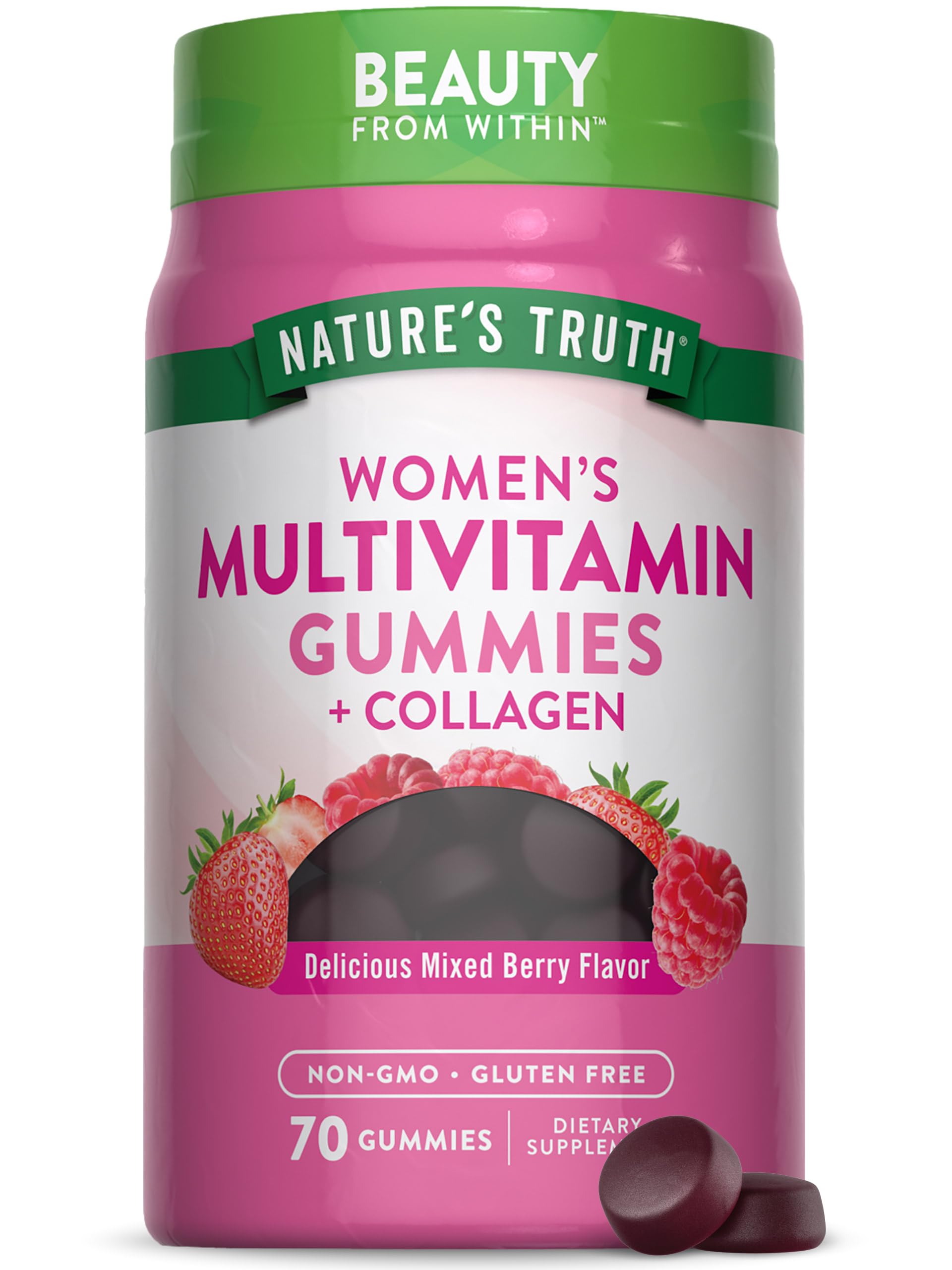 Nature's Truth Womens Multivitamin Gummies Plus Collagen & Biotin | 70 Count | Non-GMO & Gluten Free Supplement Nature's Truth uk supplements