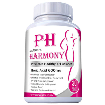 PURE PLANT HOME Boric Acid Suppositories Nature's Harmony 30 Count 600 mg 100% Pure Made in USA Nature's Harmony uk supplements