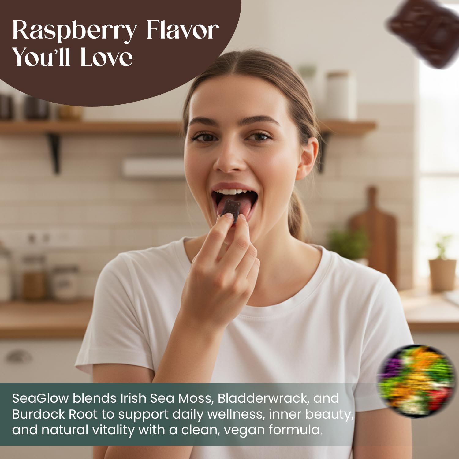 The EverÉ Natural Alchemy Sea Moss with Bladderwrack & Burdock Root – Vegan, Plant-Based Gummies with Minerals & Botanicals – Mixed-Berry Flavor, Non-GMO & Gluten-Free The EverÉ Natural Alchemy uk supplements