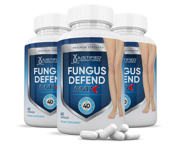Justified Laboratories (3 Pack) Fungus Defend Max Pills 40 Billion CFU Probiotic 180 Capsules Justified Laboratories uk supplements