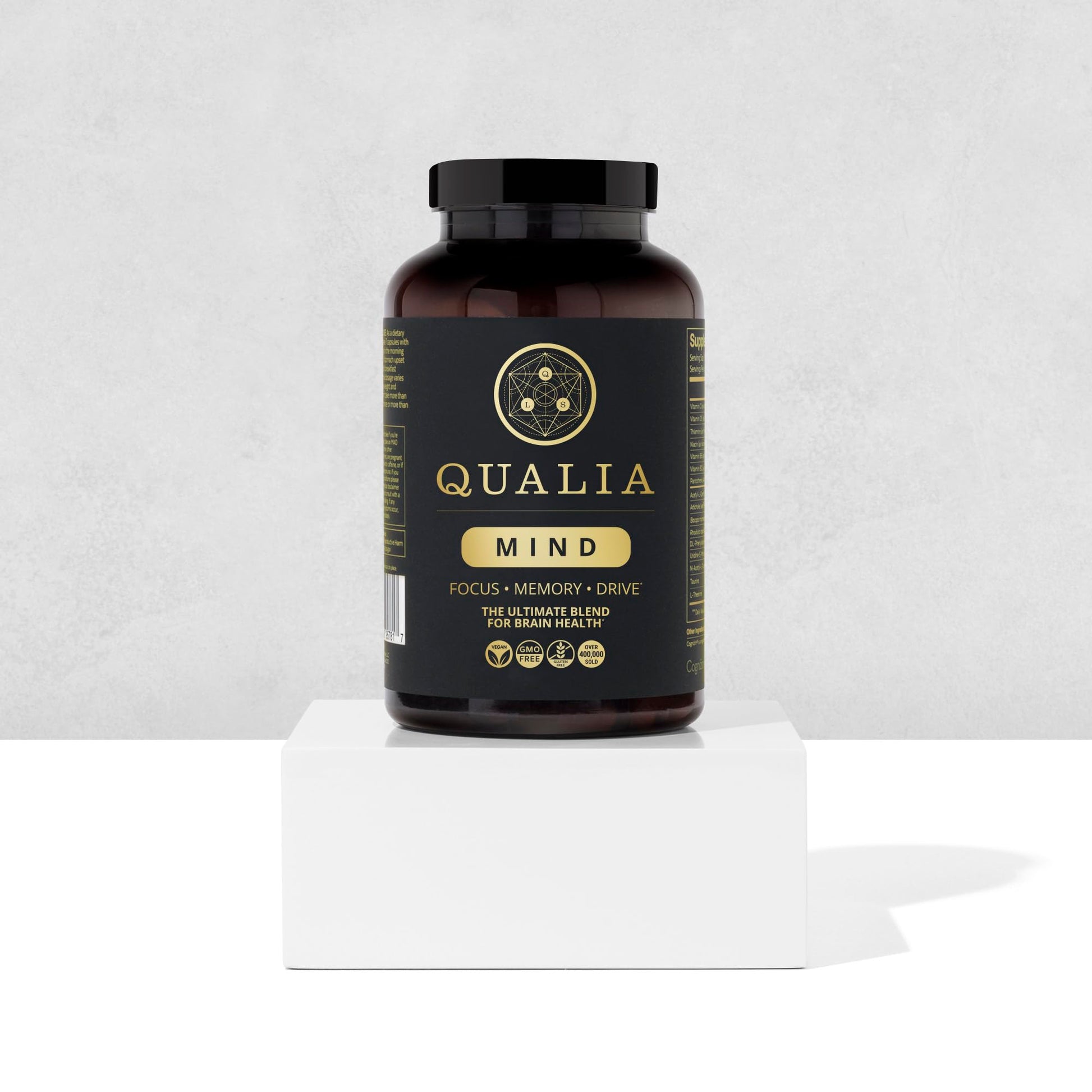 Qualia Life Sciences Qualia Mind | The Ultimate Blend for Brain Health* | Doctor-Formulated Nootropic to Fuel Focus & Concentration* | Supports Long Term Brain Health| Maintain Drive & Productivity QUALIA LIFE SCIENCES uk supplements