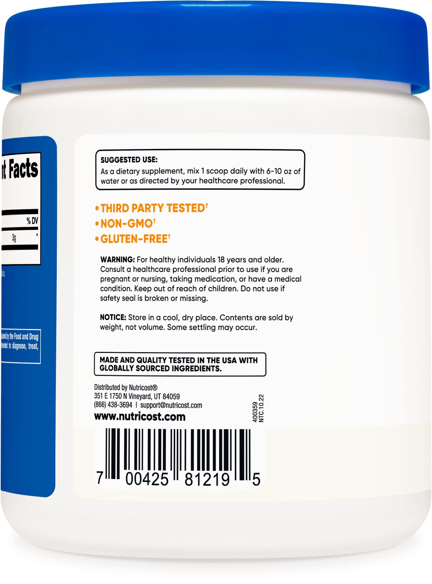 Nutricost L-Citrulline Malate 300G (2 Pack) - Pure L-Citrulline Powder, 3000mg Per Serving Nutricost uk supplements