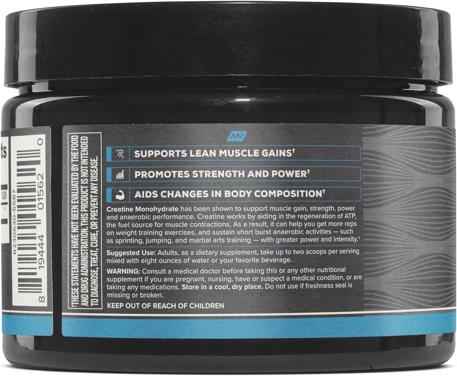 ONNIT Creatine Monohydrate Powder, IGEN™ Non-GMO Tested – 5g Premium Creatine for Muscle Strength, Power & Lean Mass, Supports Brain Health & Cellular Energy, Unflavored, 30 Servings, 5.29 oz 2-Pack ONNIT uk supplements