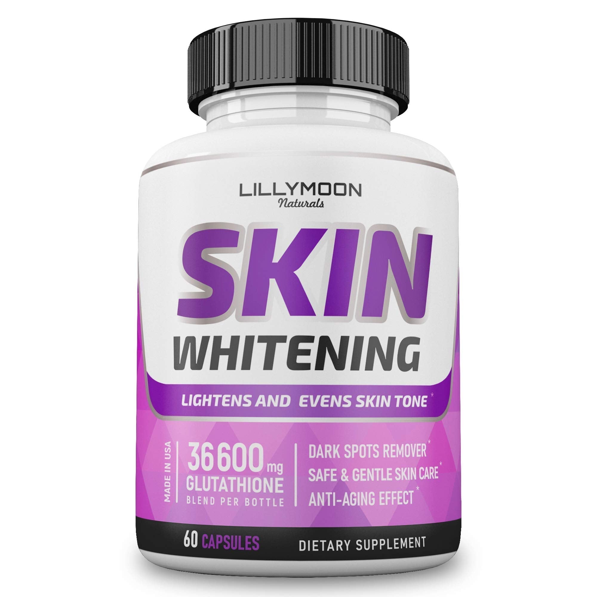 LILYMOON Glutathione Whitening Pills Skin Lightening Pills - Skin Whitening Formula LILYMOON uk supplements