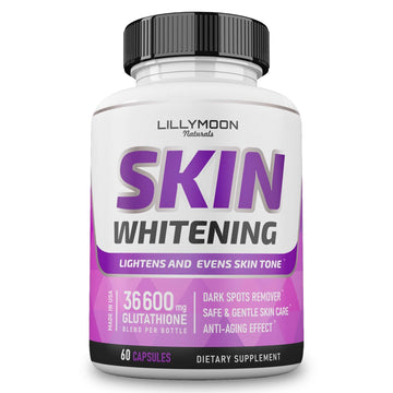 LILYMOON Glutathione Whitening Pills Skin Lightening Pills - Skin Whitening Formula LILYMOON uk supplements