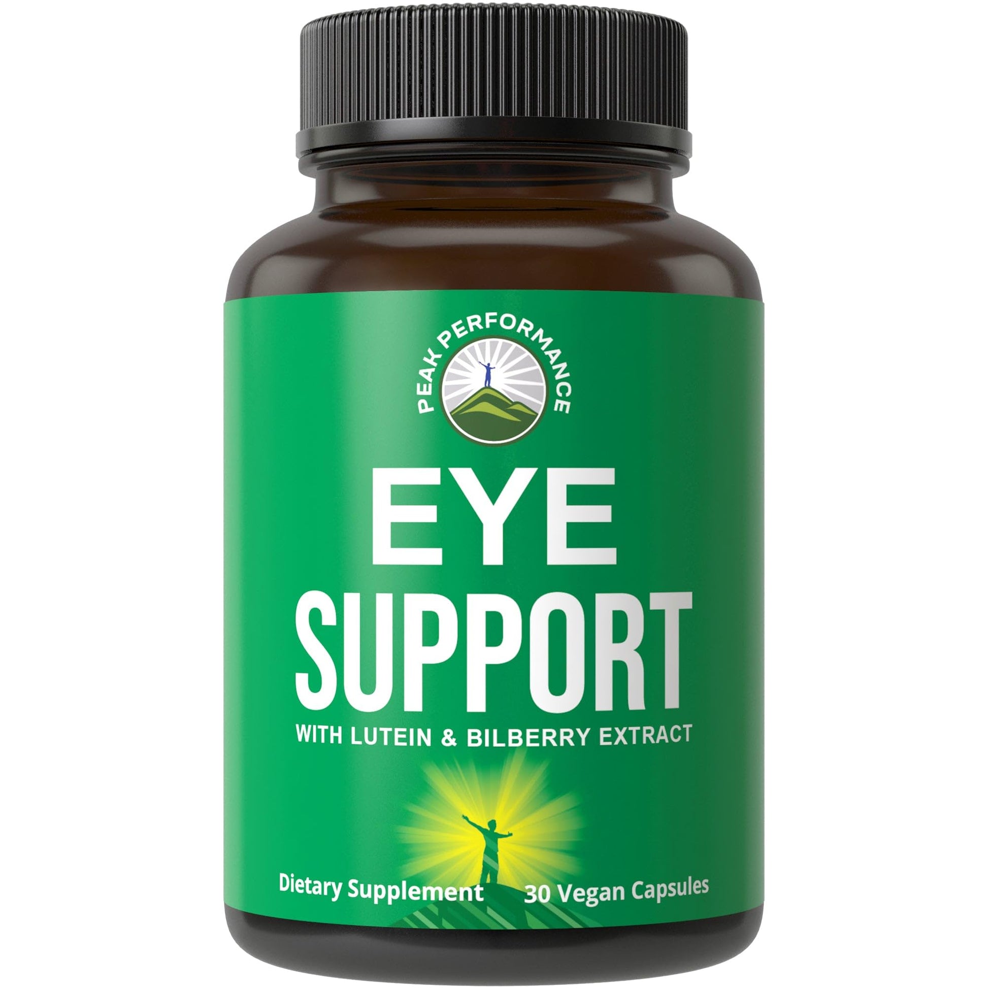 Peak Performance Eye Vitamins - Macular Support Supplement with Lutein, Zeaxanthin, Astaxanthin, Carotenoids, Bilberry Extract. Capsules for Aging Eyes, Computer, Smartphone Users. Avoid Degeneration Peak Performance uk supplements