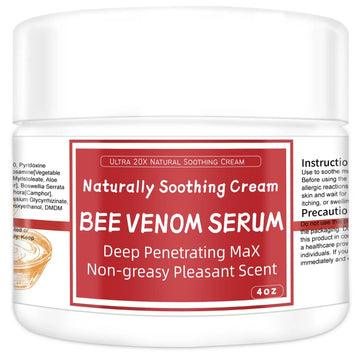 AEROMAXX Bee Venom Muscle & Joint Cream, 10X Ultra Strength Care Ointment, Natural Organic Formula, for Shoulder, Back, Neck, Hands, Knuckles, Elbows, Feet, Leg, Knees, Ankle, Adults, Seniors AEROMAXX uk supplements