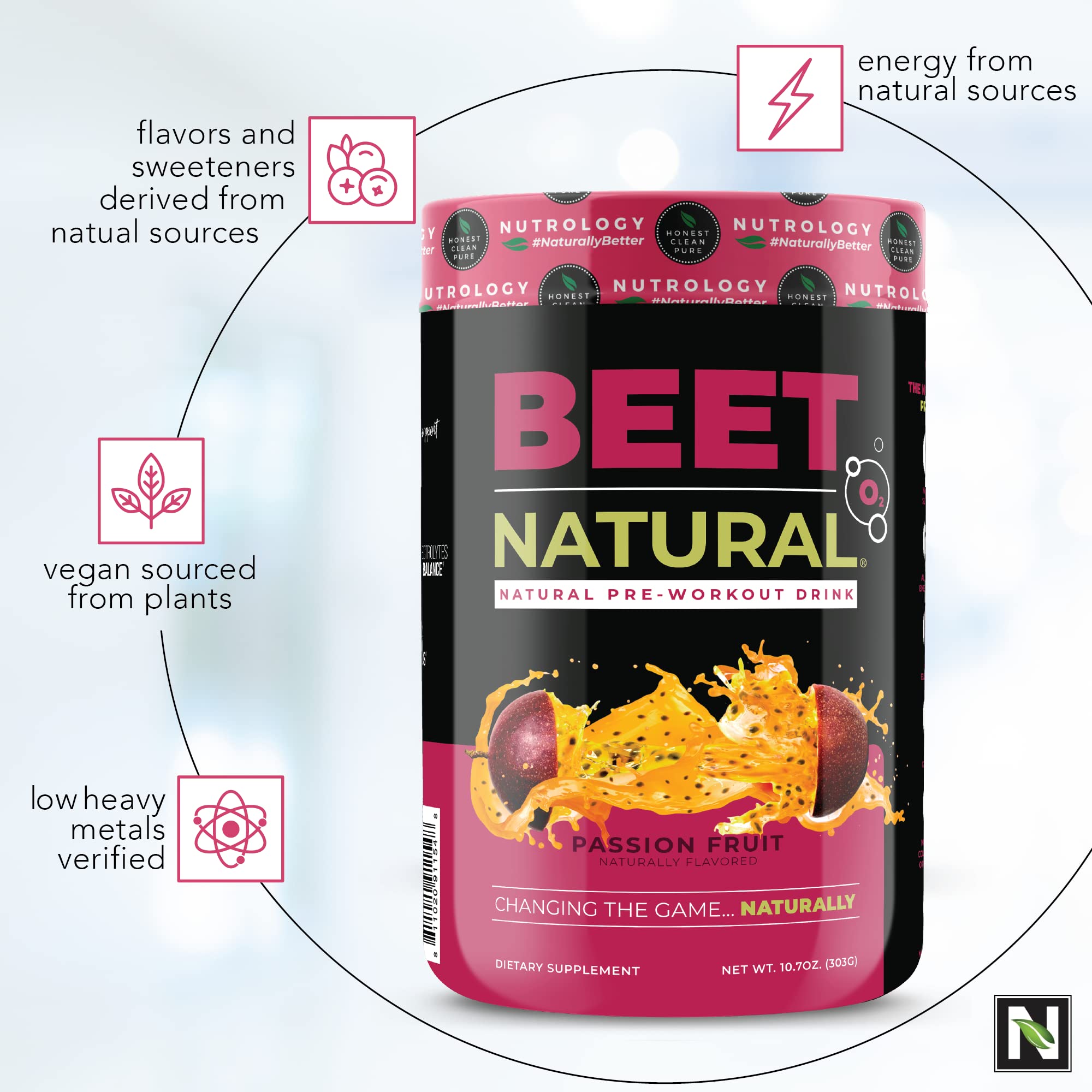 Nutrology Beet Natural O2, Pre Workout Powder, Energy, Endurance; Nitric Oxide Booster Nutrology uk supplements