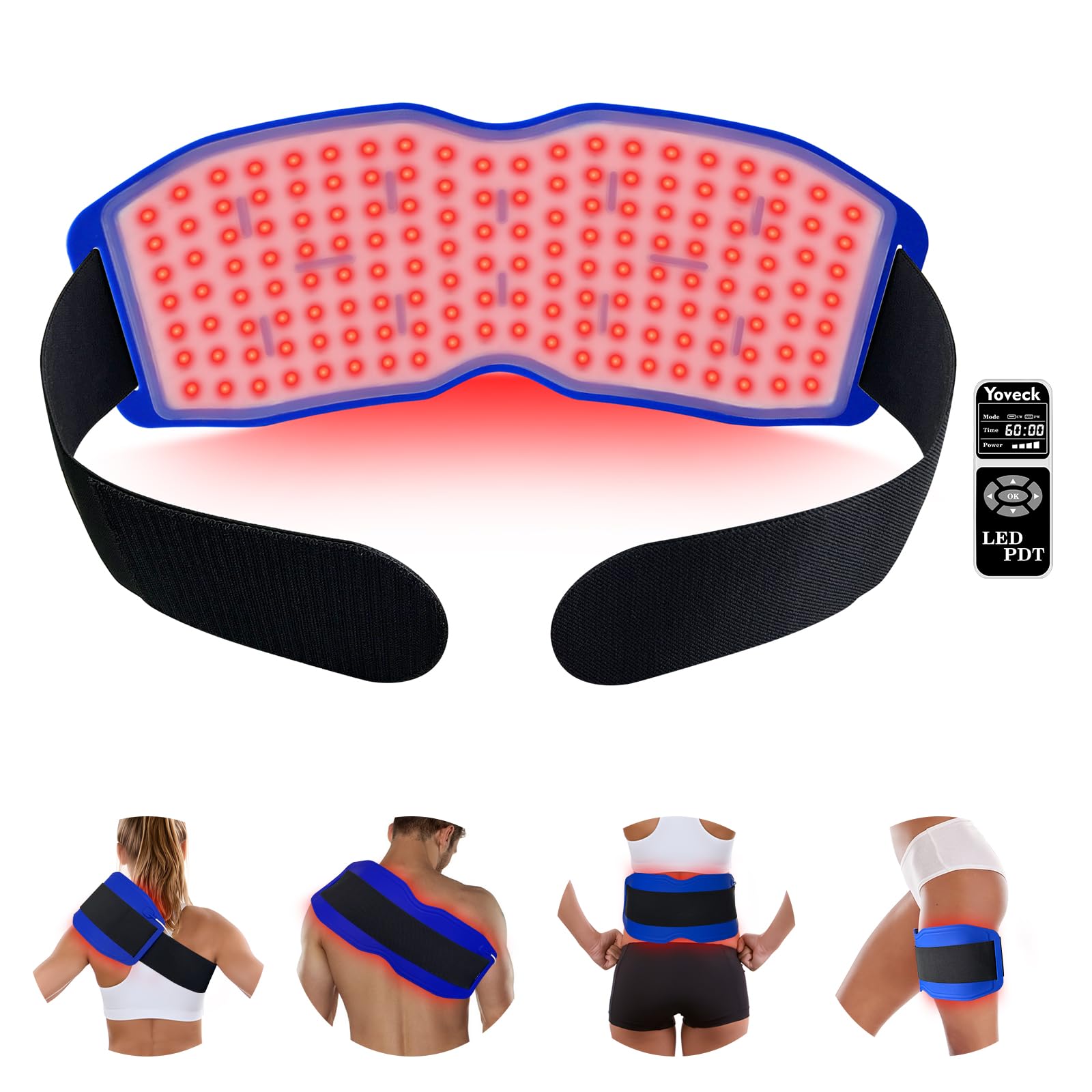 Yoveck Red Light Therapy Belt, Silicone Red Light Therapy Pad Near Infrared Light Therapy Yoveck uk supplements