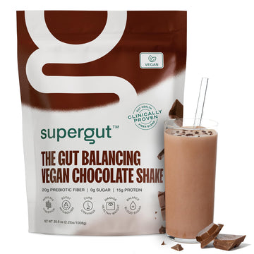 Supergut Prebiotic Shakes | Meal Replacement | Gut Health | Appetite Suppressant | High Protein and Fiber Supergut uk supplements