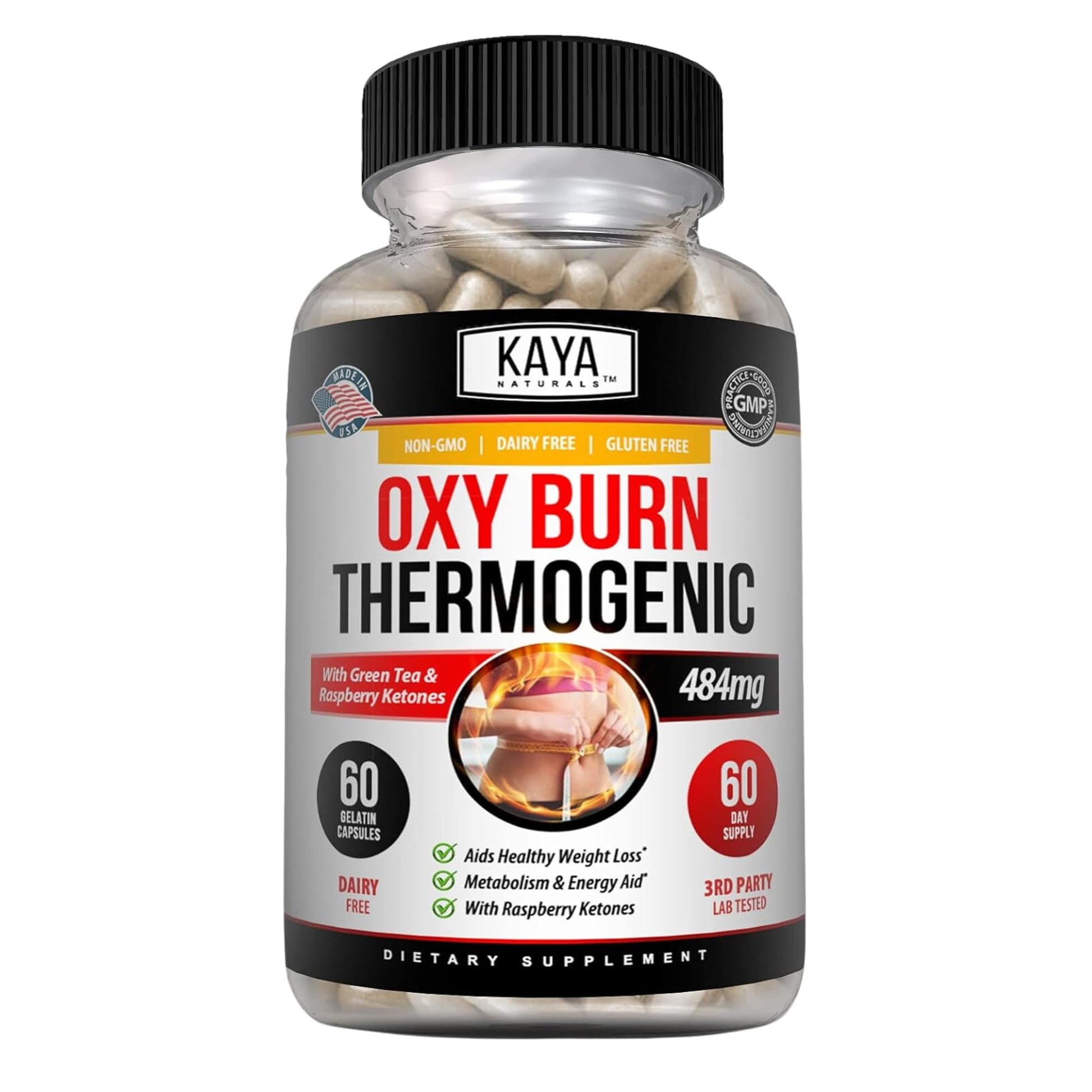 Kaya Naturals Oxy Burn - Weight Loss Pills for Women & Men - Appetite Suppressant Kaya Naturals uk supplements