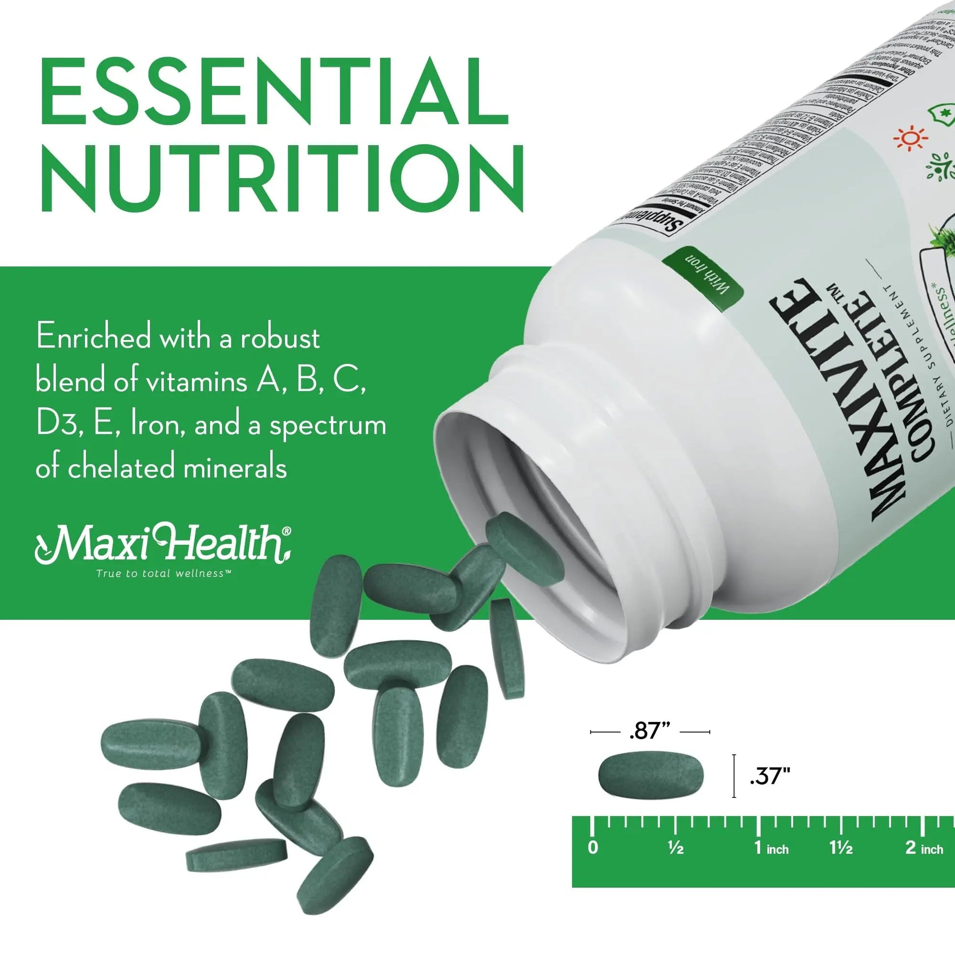 Maxi Health Complete Once Daily Vitamins for Men & Women - Multivitamin for Women & Men Maxi Health uk supplements