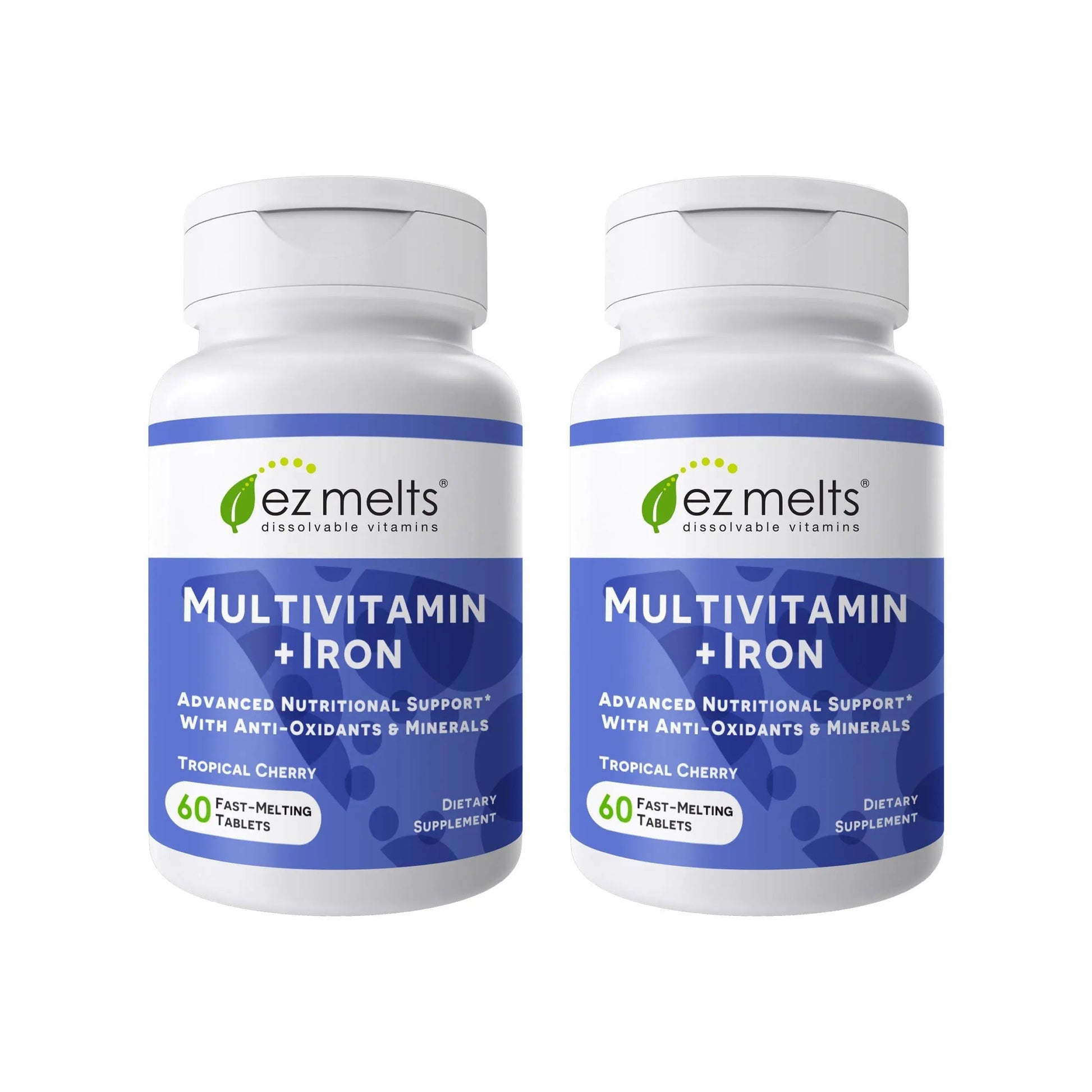 EZ Melts Multivitamin + Iron - Daily Multivitamin for Women & Men - Supports Healthy Energy Levels & Antioxidant Protection EZ Melts uk supplements