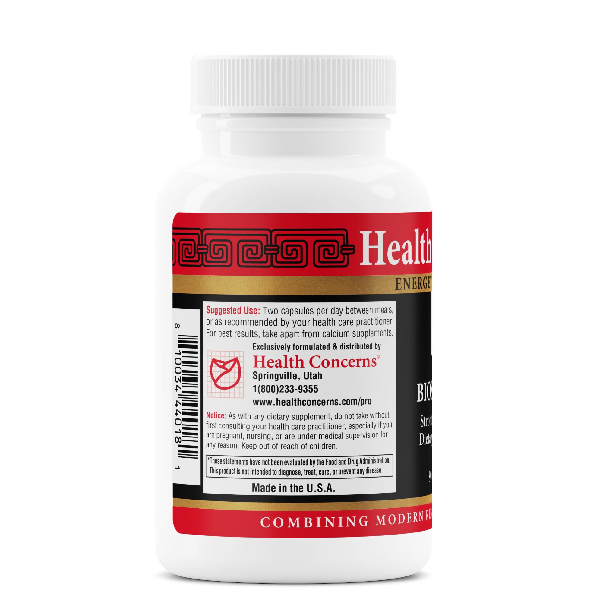 Health Concerns BioStrong – Bone Strength & Density Support Supplement – Strontium & BioPerine Black Pepper Extract for Joint Mobility – Chinese Herbal Blend for Men & Women – 90 Capsules Health Concerns uk supplements