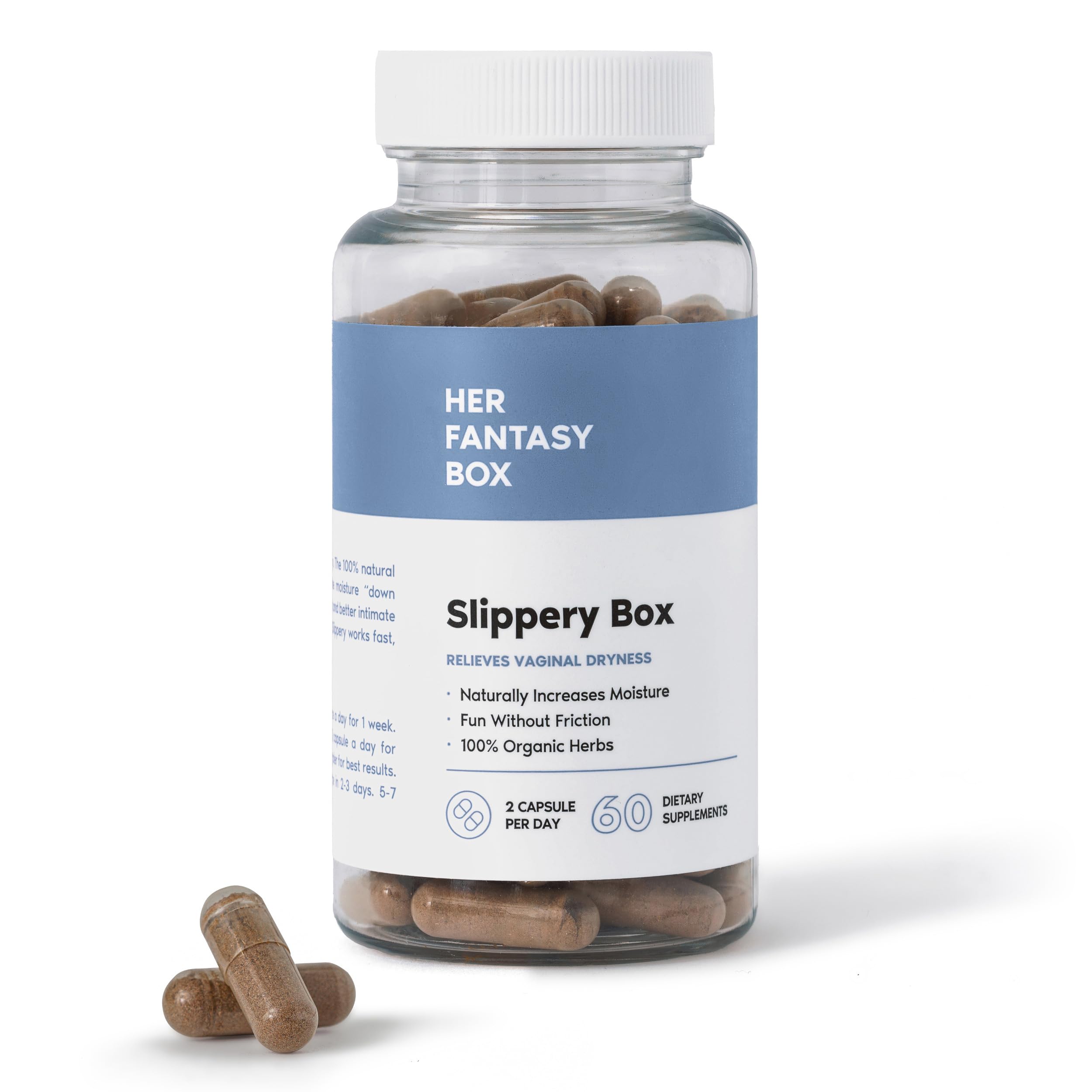 Her Fantasy Box Slippery Box Feminine Care for Vaginal Health | Feminine Care for Women, 60 Fast Her Fantasy Box uk supplements