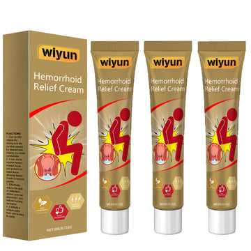 KUNLEN Herbal Hemorrhoids Cream, Chinese Hemorrhoid Creams, Body Care Cream for Men and Women (3pcs) KUNLEN uk supplements