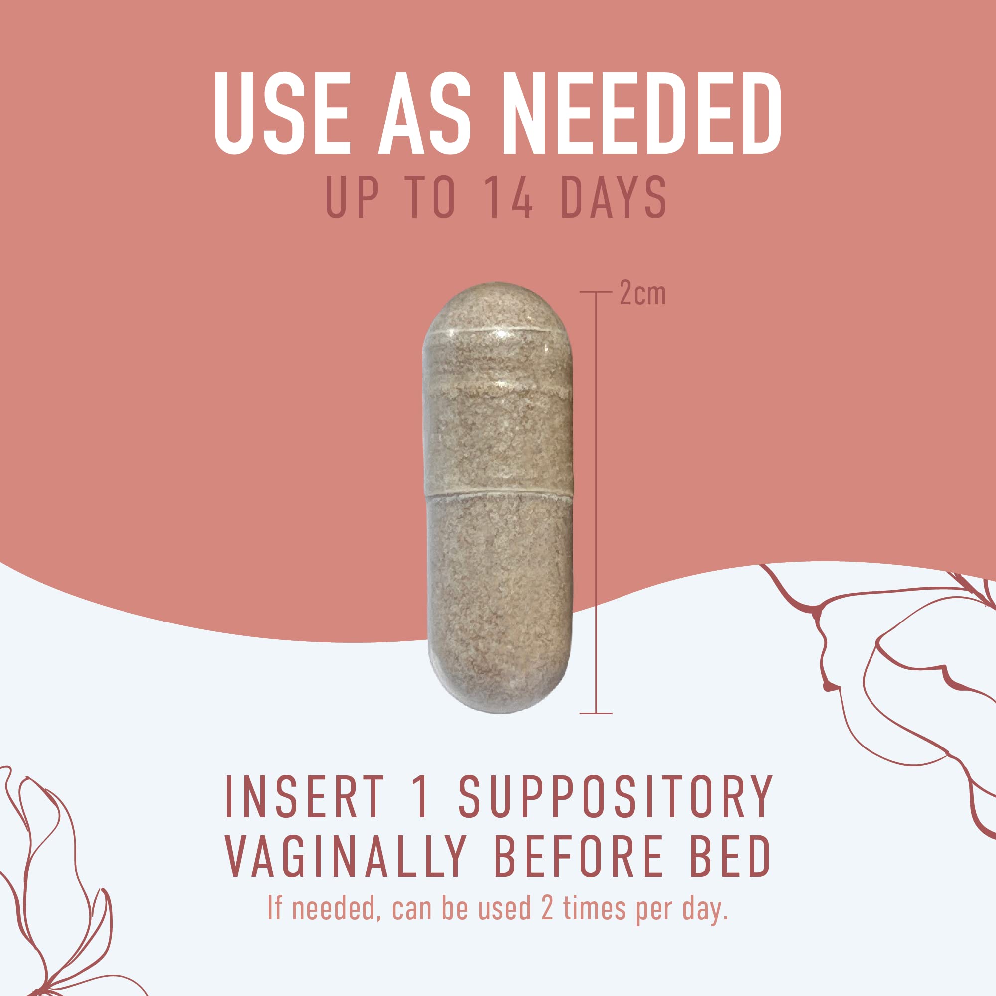 Boric Acid Suppositories for Women | 600mg | for pH Balance, Vaginal Odor & Itching | Feminine Intimate Health SMNutrition uk supplements