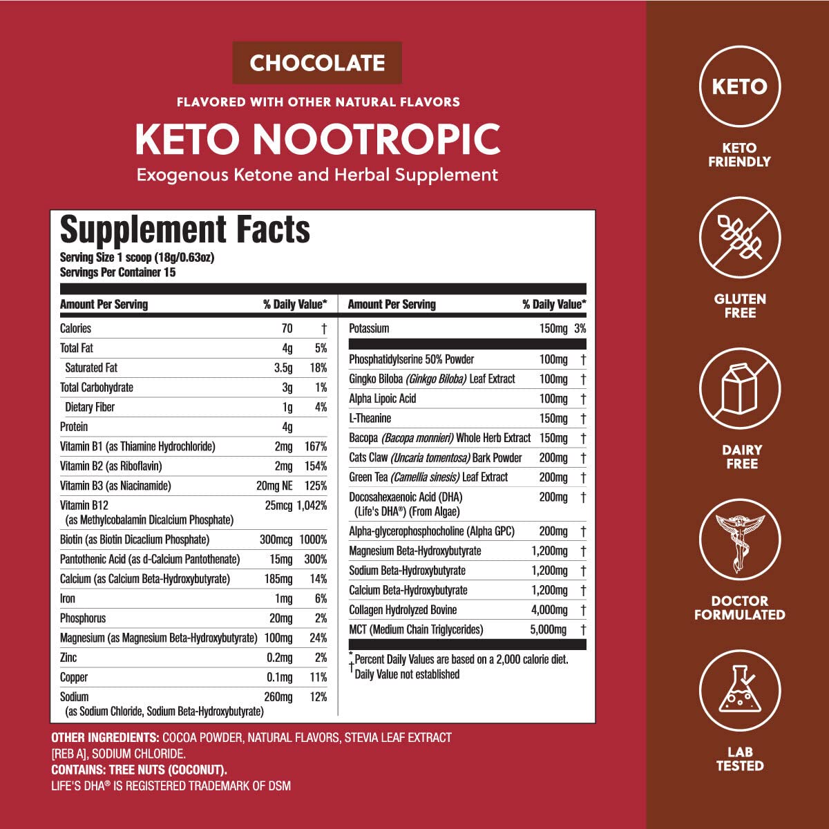 Perfect Keto Nootropic Brain Supplement - Enhance Focus and Energy, Boost Concentrati Perfect Keto uk supplements