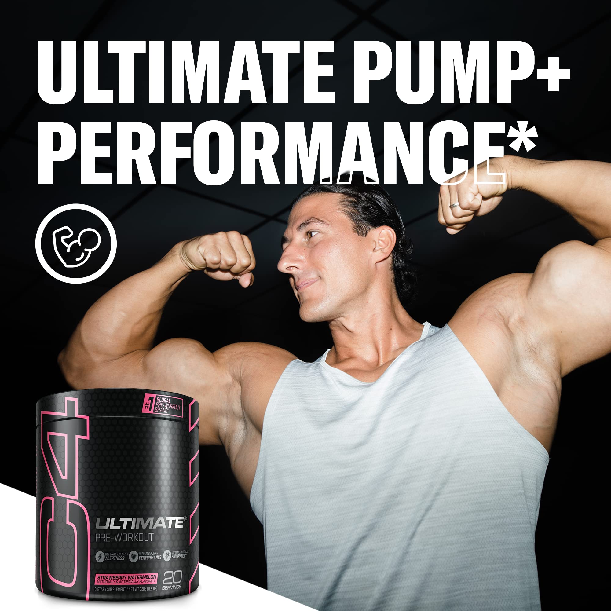 Cellucor C4 Ultimate Pre Workout Powder Strawberry Watermelon - Sugar Free Cellucor uk supplements