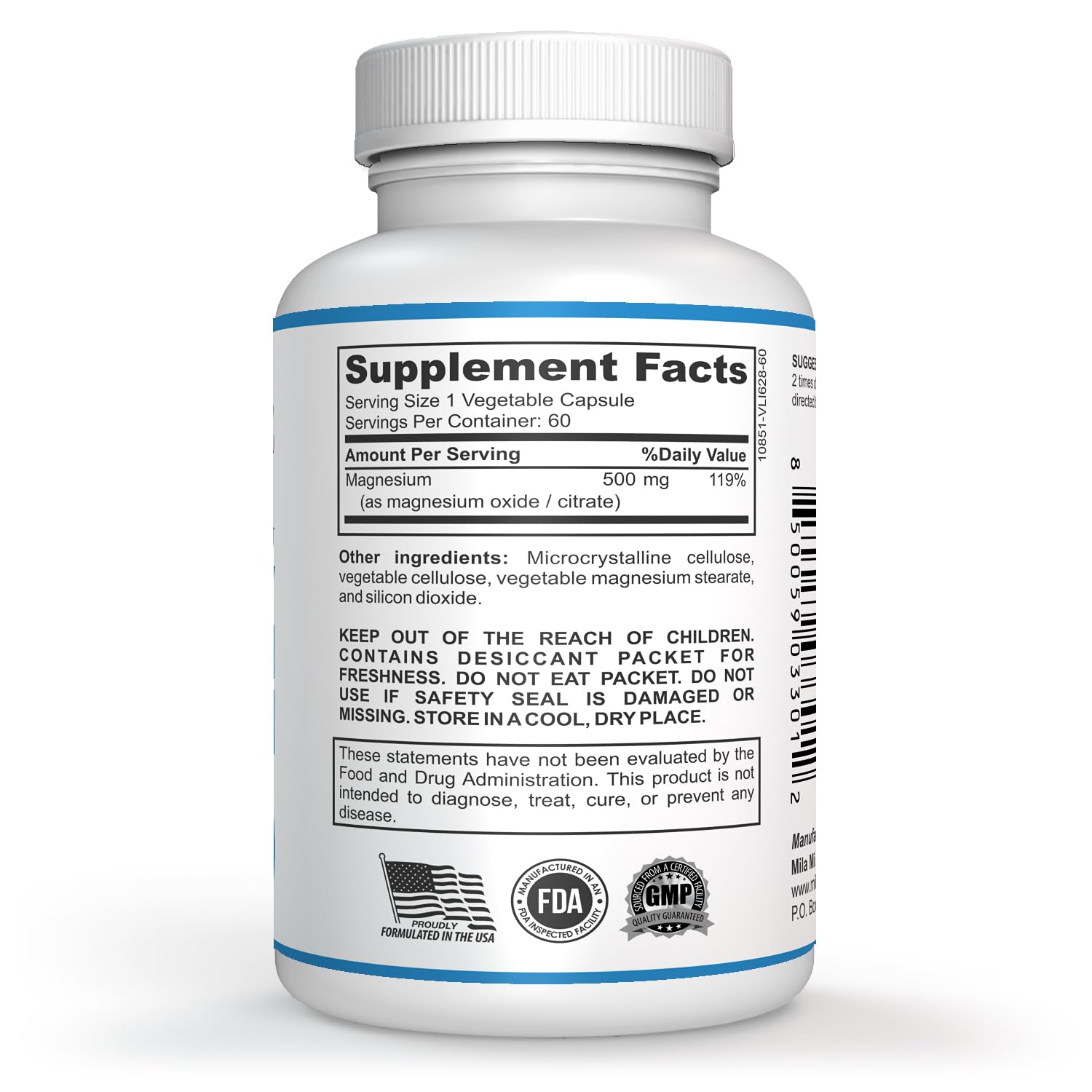 Milamiamor High Potency Magnesium | Whole Body Support | Heart, Nerve and Bone Milamiamor uk supplements