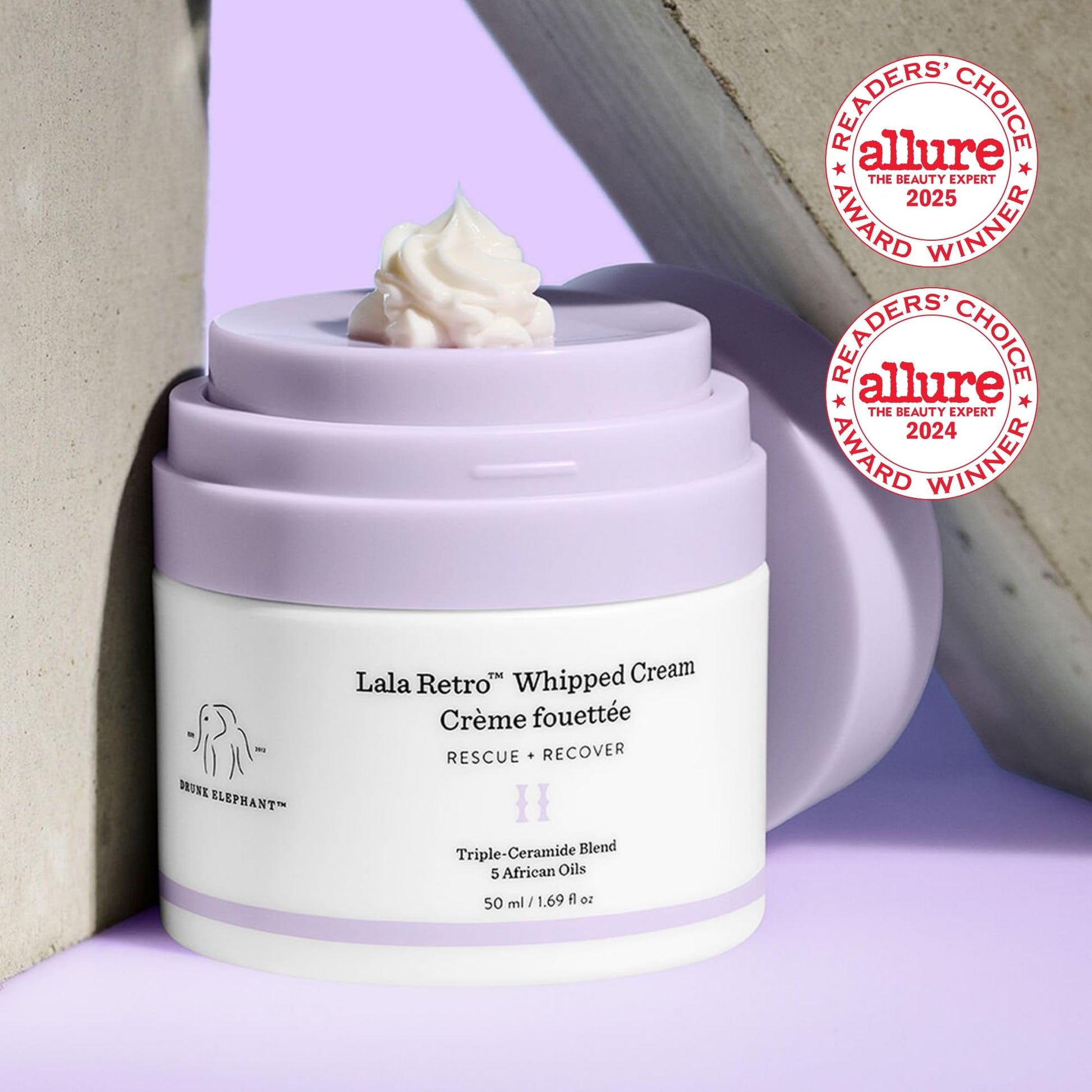 Lala Retro Whipped Cream by Drunk Elephant for Women - 1.69 oz Cream Drunk Elephant uk supplements